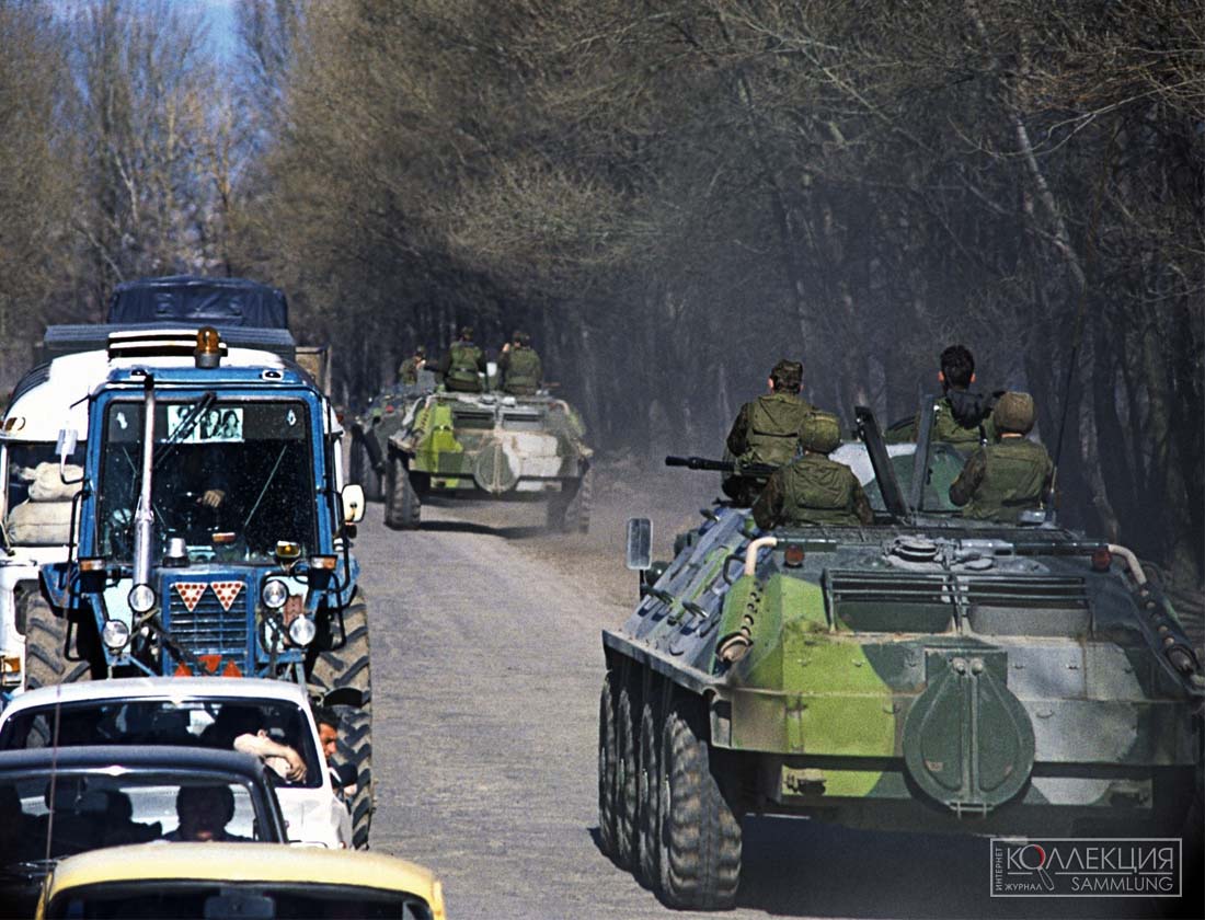 Военнослужащие внутренних войск МВД СССР в Южной Осетии