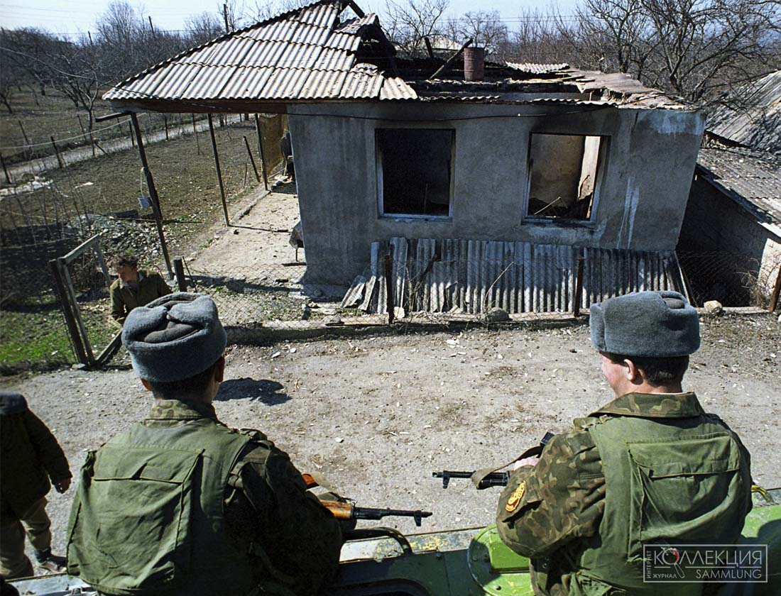 Военнослужащие внутренних войск МВД СССР в Южной Осетии