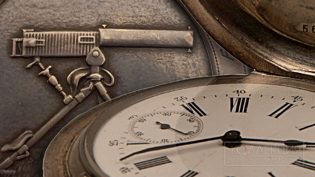 За отличия в стрельбе из пулемёта