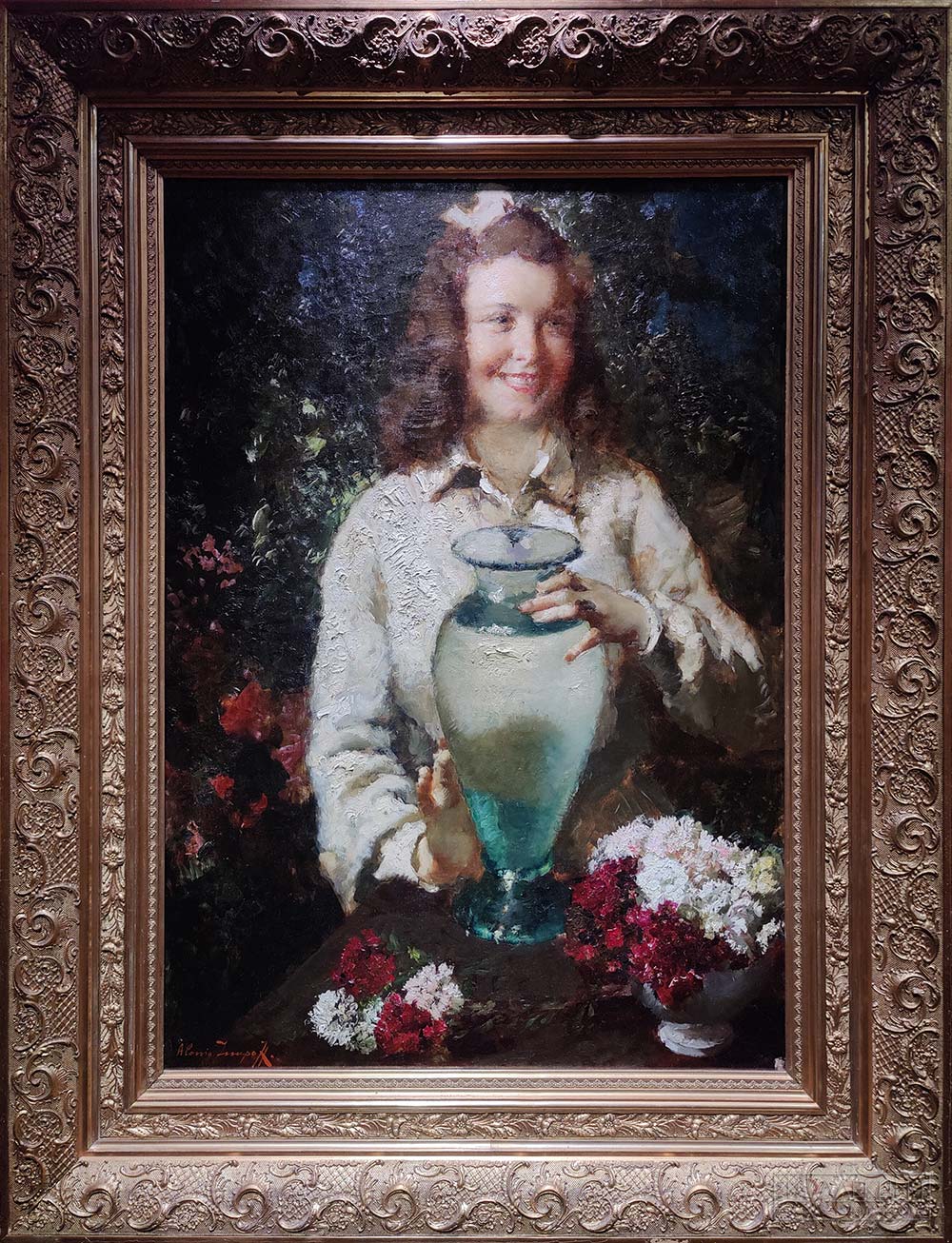 Исупов А.В. Любимая ваза. Италия, 1930. Холст, масло. Собрание А.Н. Жилина