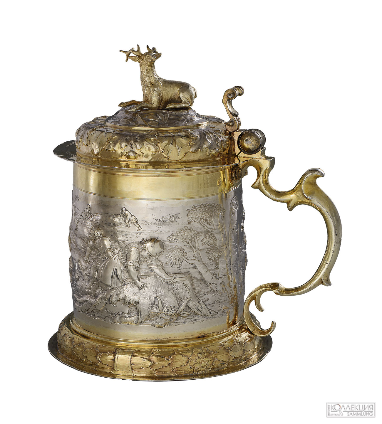 Кружка. Аугсбург, 1695- 1699 гг. Мастер: Корнелиус Поппе. Музеи Московского Кремля