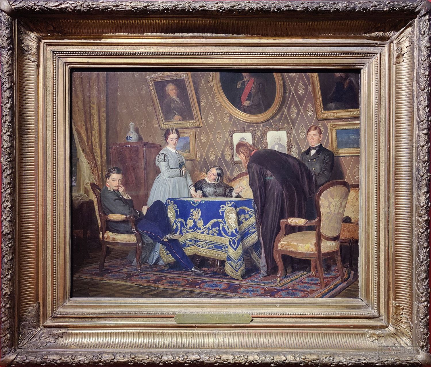 Неврев Н.В. (1830-1904). Воспитанница. 1867. Холст, масло. 61 х 76,6. ГТГ