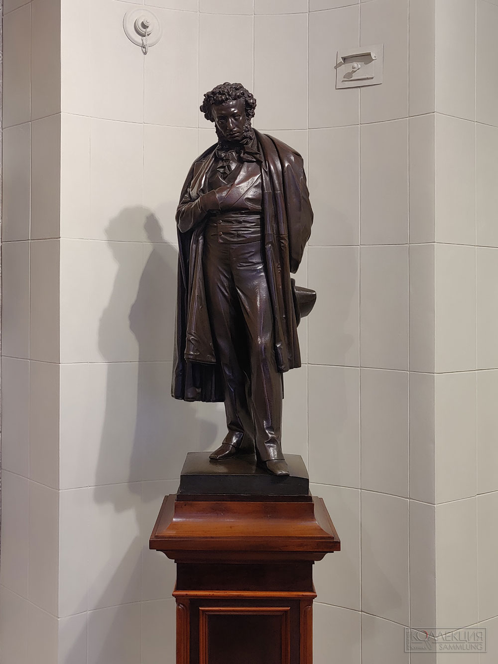 Опекушин А.М. (1838-1923). А.С. Пушкин (1799-1837). 1875. 101 × 37,5 × 30,5. Бронза. ГТГ