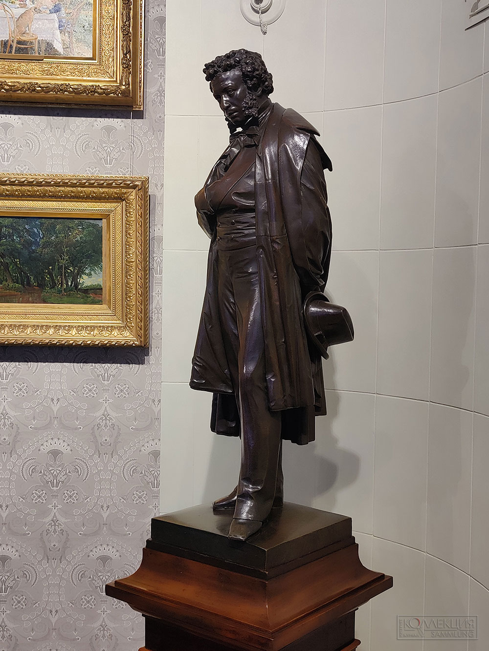 Опекушин А.М. (1838-1923). А.С. Пушкин (1799-1837). 1875. 101 × 37,5 × 30,5. Бронза. ГТГ