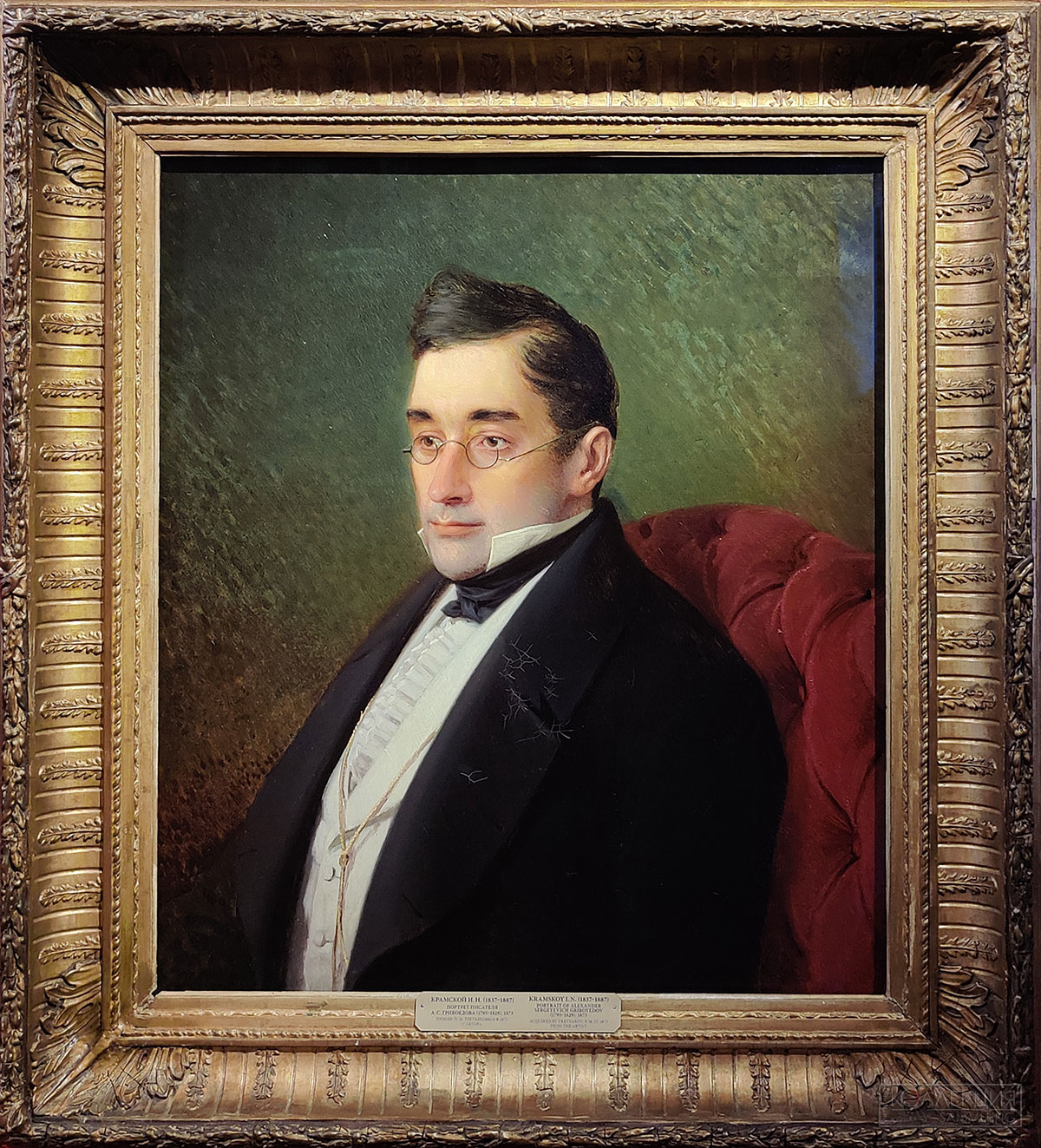 Крамской И.Н. (1837-1887) Портрет А.С. Грибоедова. 1873. Холст, масла. 68 x 38,5. ГТГ