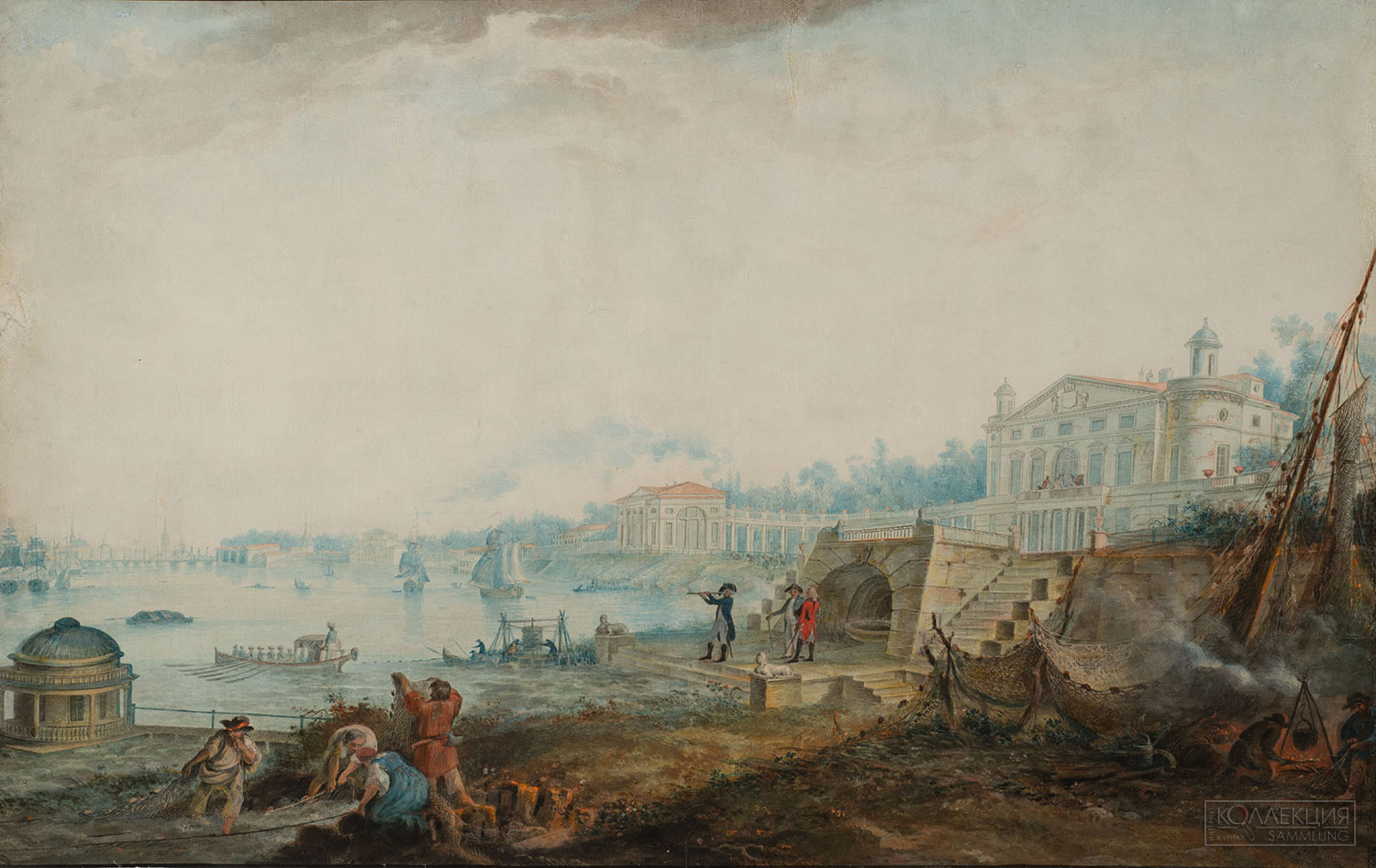 Сергеев Г.С. Дача И.А. Безбородко в Полюстрово. 1800. ГРМ