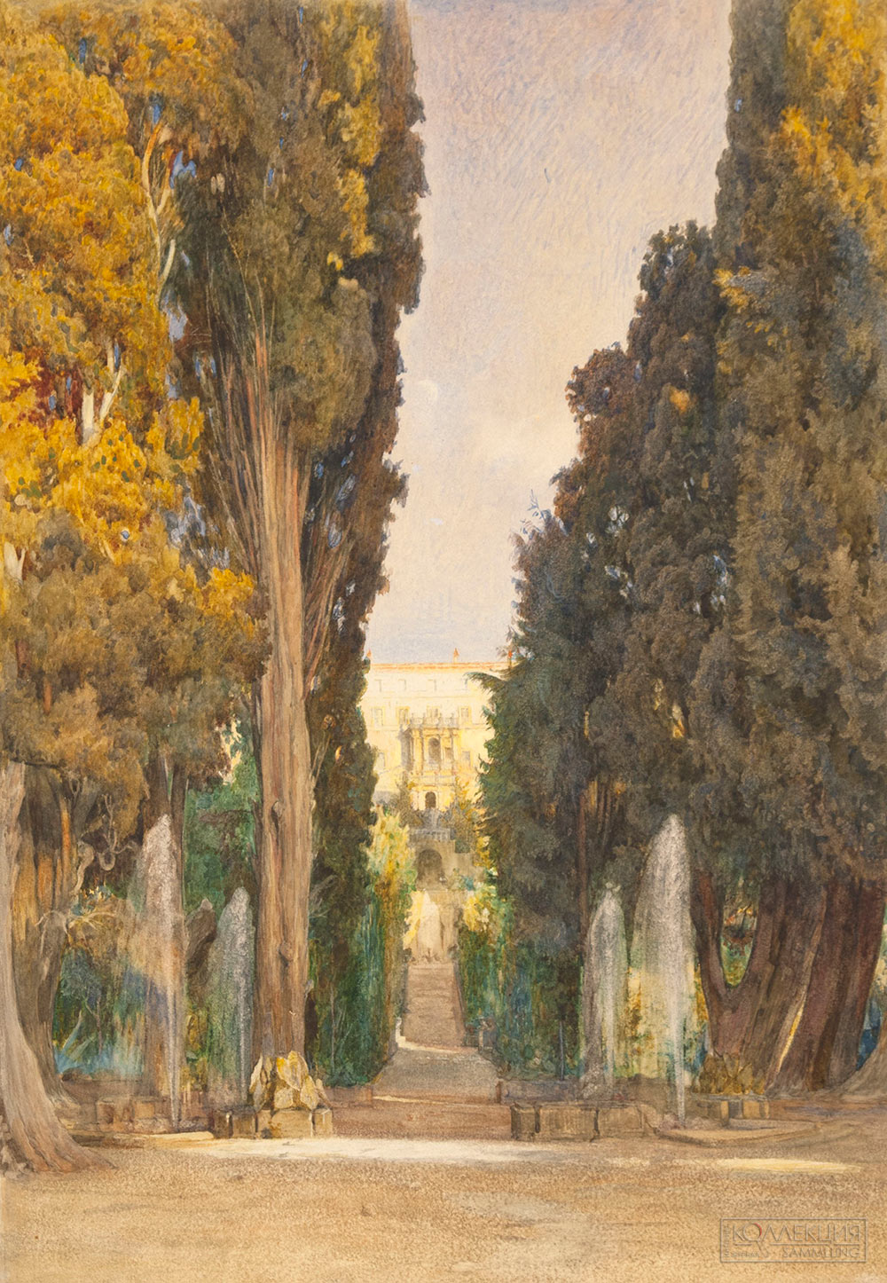 Чистяков П.П. Италия. Вилла д'Эсте. 1863-1870. ГРМ