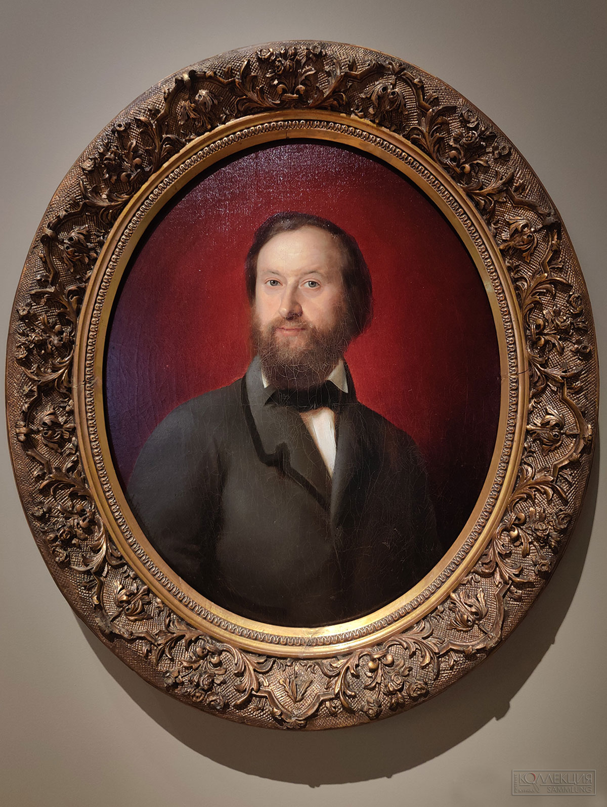 Горавский Аполлинарий Гиляриевич (1833-1900). Портрет К.Т. Солдатёнкова. 1857. Холст, масло. Из собрания В.И. Солдатёнкова. ГТГ