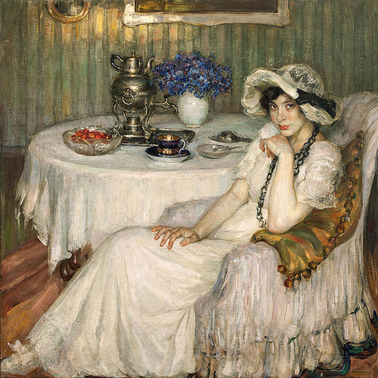 Николай Сергеев-Коробов. Портрет незнакомки. 1910. Частное собрание, Москва