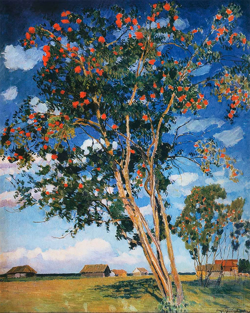 Игорь Грабарь. Рябины. 1924. Государственный музей-заповедник «Ростовский кремль»