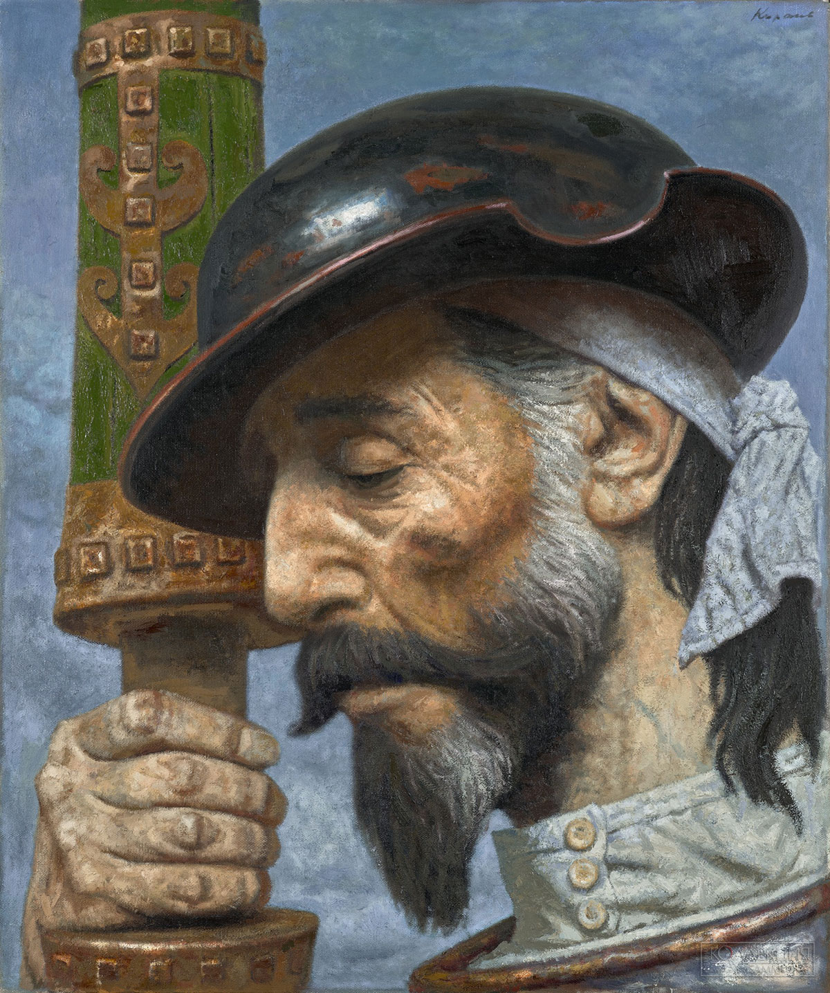 Коржев Гелий Михайлович (1925-2012). Сомнение. (Дон Кихот). 1995. ГТГ