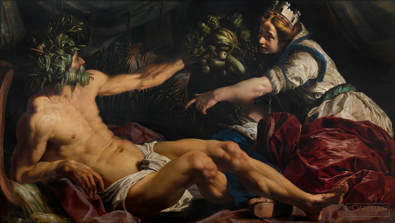 Abraham Janssens van Nuyssen. Scaldis and Antverpia. Источник: Meisterdrucke.ie