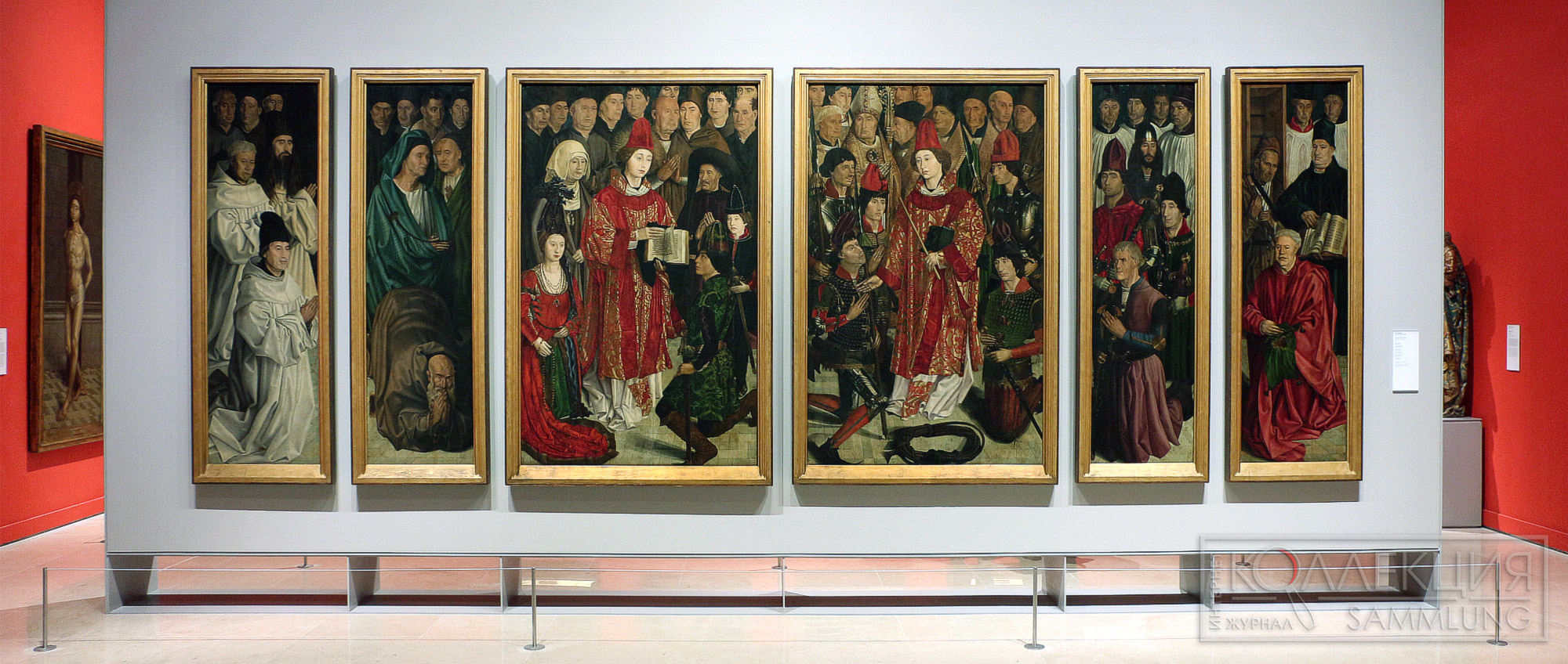 Нуну Гонсалвеш (порт. Nuno Gonçalves, ~1425—1492). Алтарь Сан Висенте (порт. Painéis de São Vicente de Fora). Около 1445. Доска, темперная и масляная живопись. Национальный музей старинного искусства, Лиссабон (инв. 1361; 1362; 1363; 1364; 1365; 1366 Pint). Источник: commons.wikimedia.org