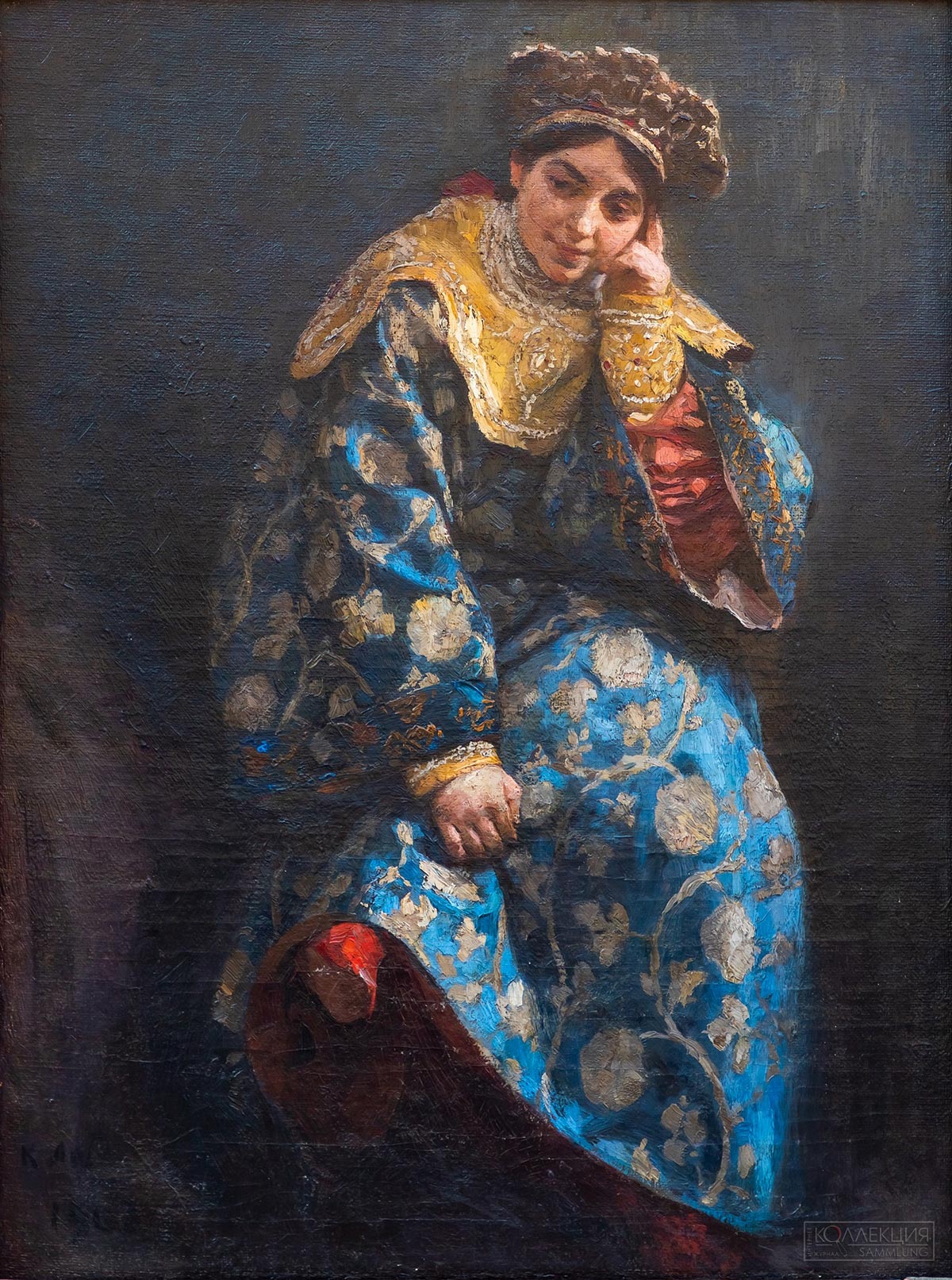 Клавдий Лебедев. Боярышня. 1902. Государственное музейное объединение «Художественная культура Русского Севера», Архангельск