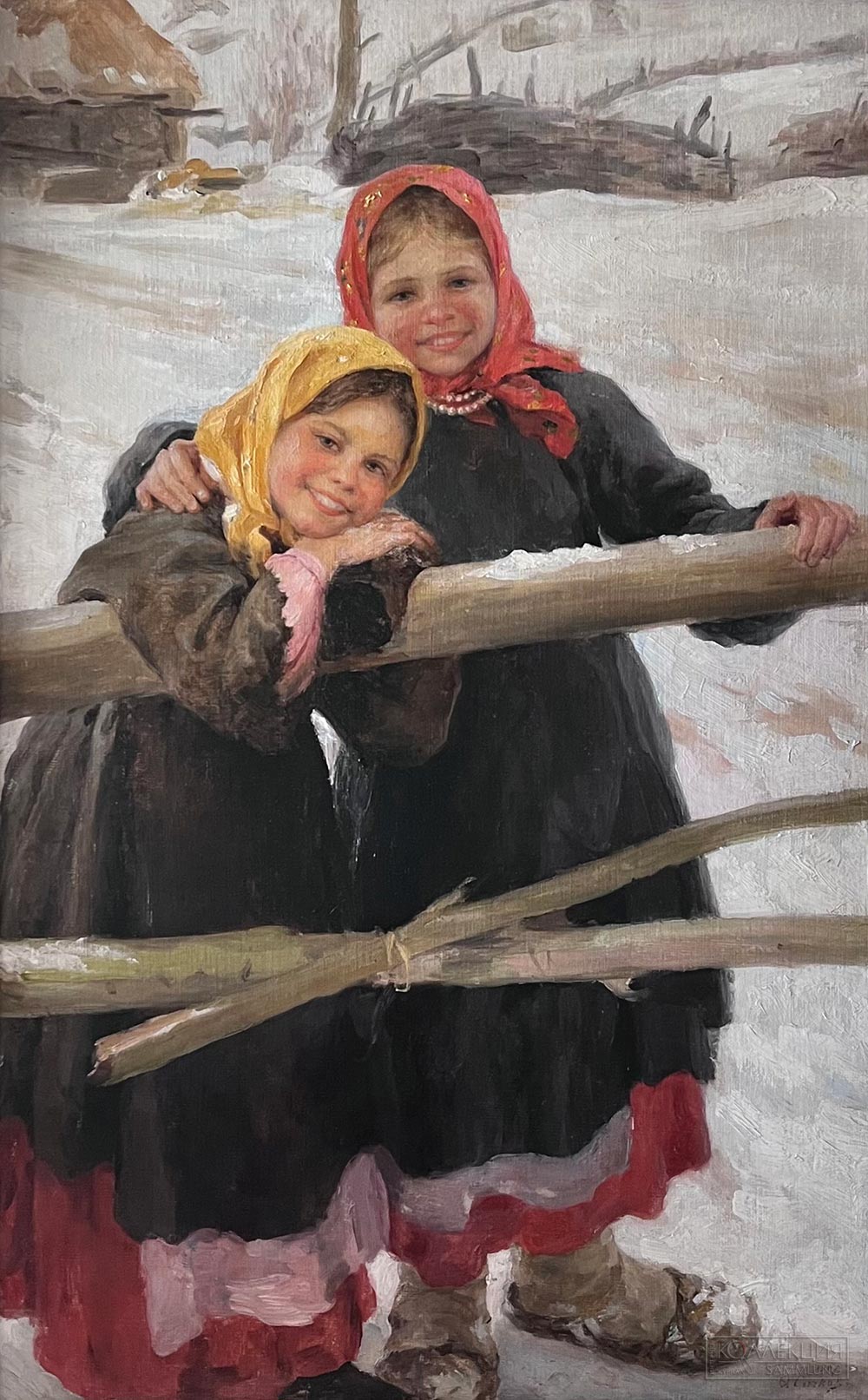 Федот Сычков. Подруги. 1907. Частное собрание, Москва