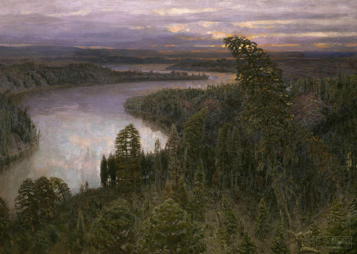 Васнецов Аполлинарий Михайлович (1856-1933). Северный край. 1898–1899. Холст, масло. 178 × 250. Ж-4326. ГРМ. Пост. в 1899 от автора
