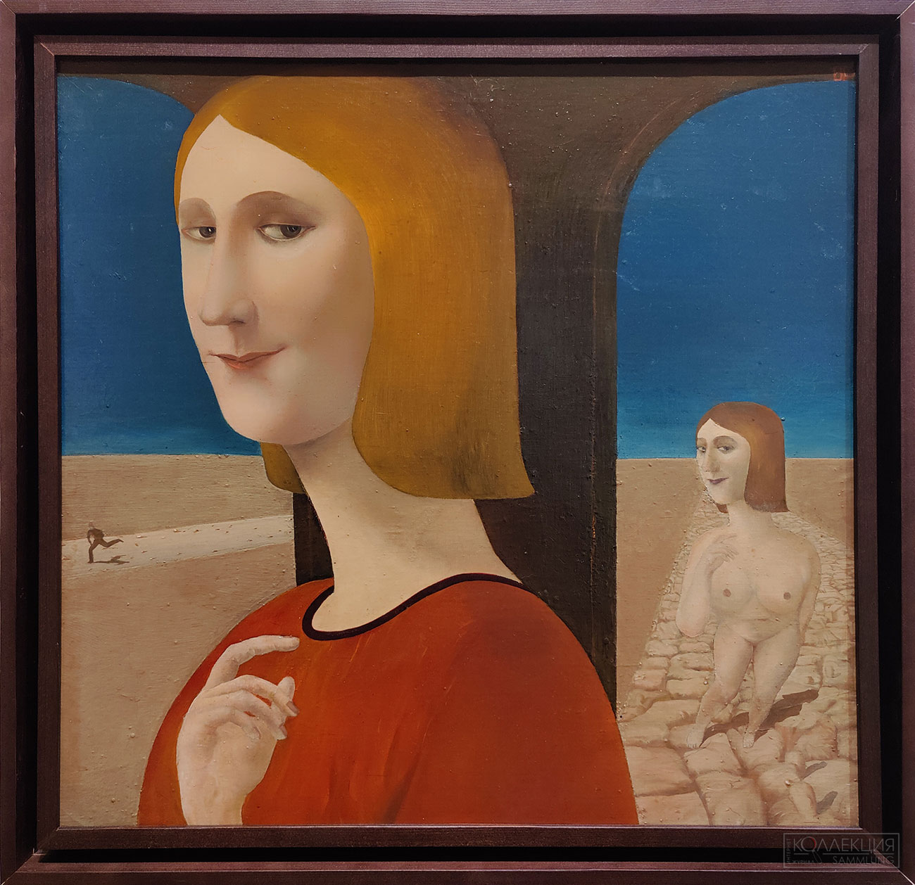 Елена Захарова. Портрет Валерия Вальрана. 1973. Картон, масло. Собрание КGallery