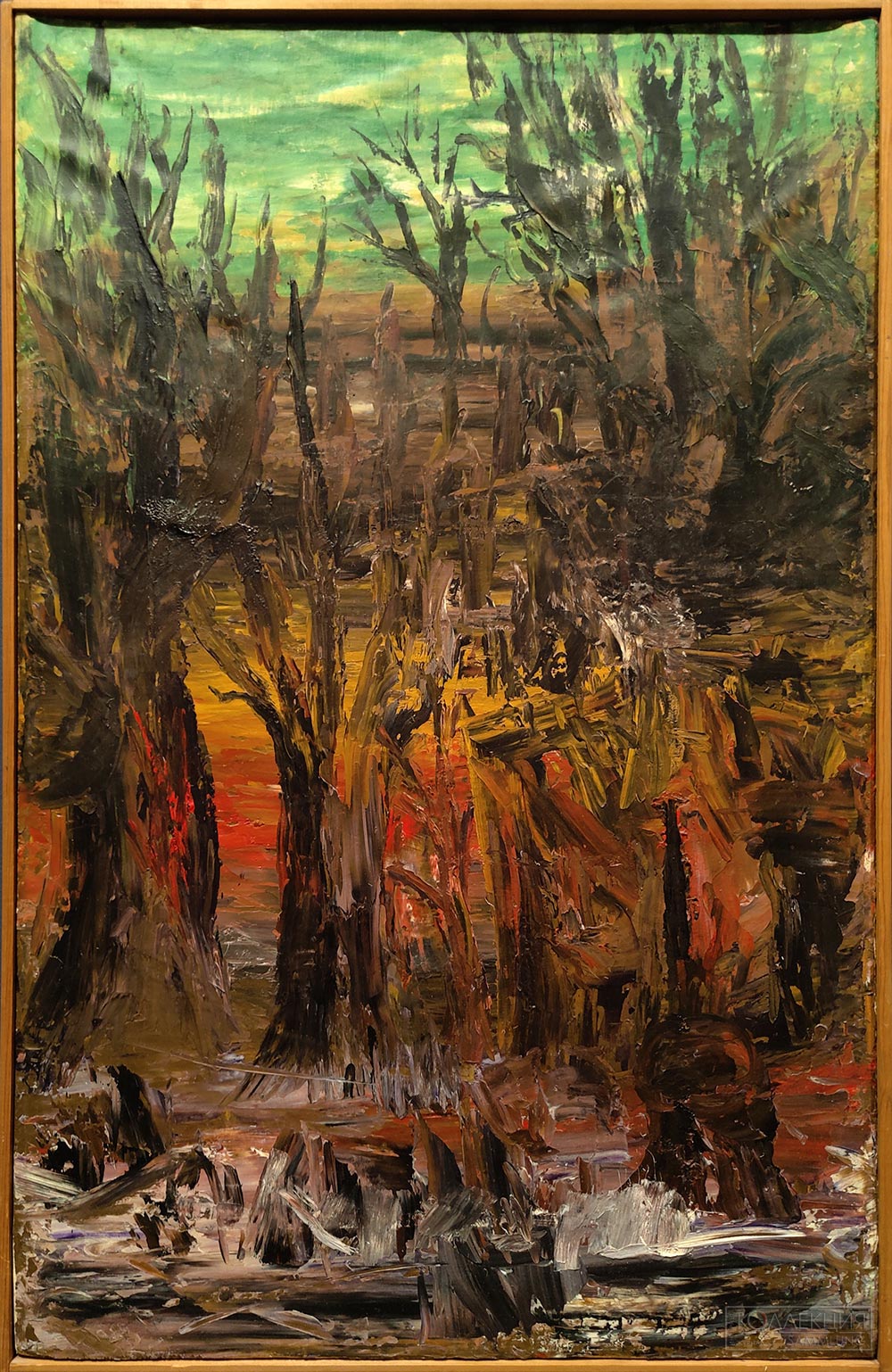 Кошелохов, Борис Николаевич (1942-2021). Без названия. 1980. Холст, масло. Собрание Валерия Вальрана и Жанны Телевицкой