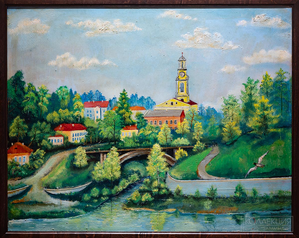 Печеницын Аркадий Васильевич. Белорусская ССР, г. Витебск. Старый Витебск. 1950–1960. Холст, масло. Фонд ГУ «Витебский ОМЦНТ»