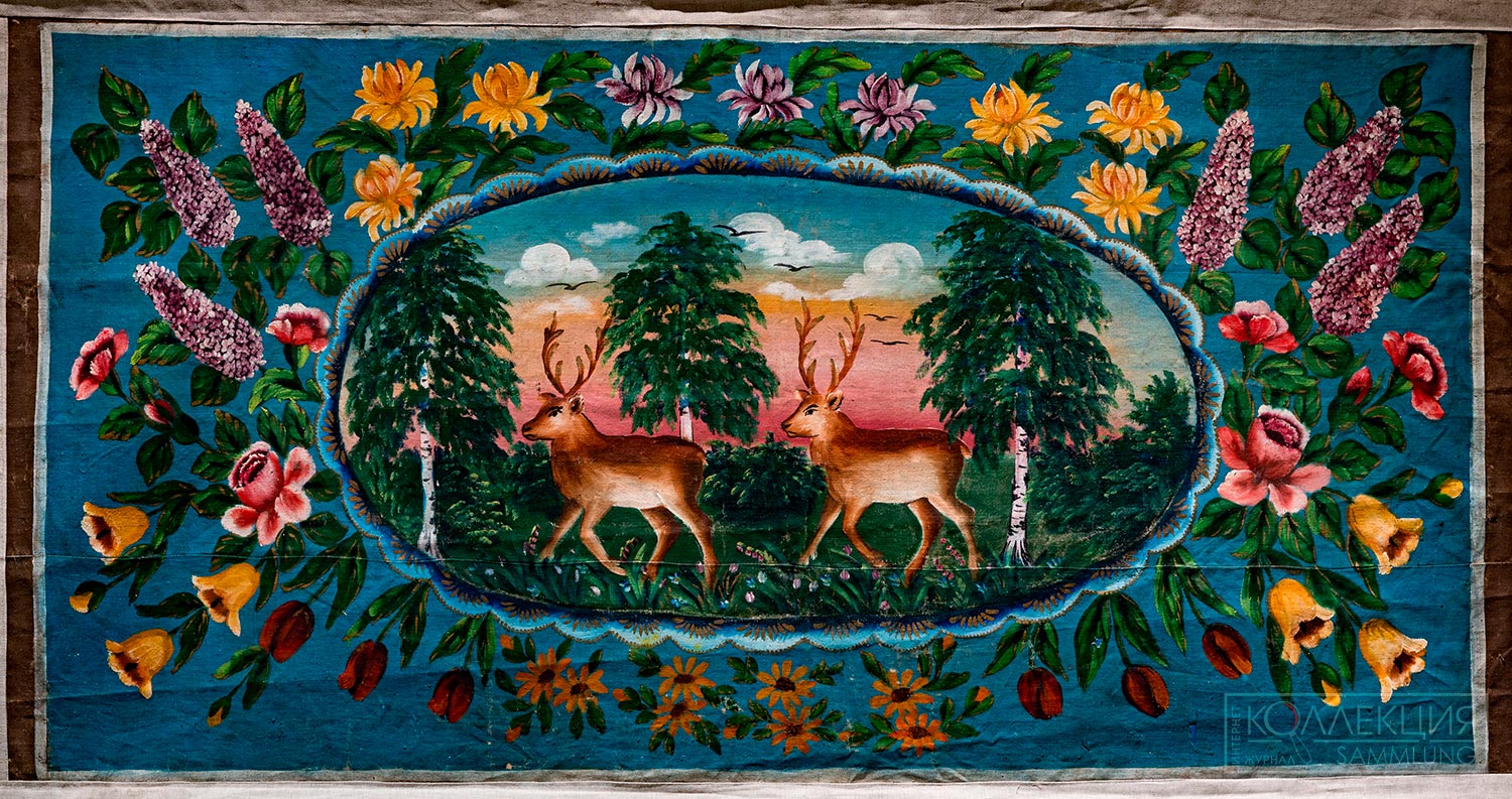 Неизвестный мастер. Белорусская ССР, Витебская область. Маляванка. 1960–1970. Холст, масло, клеевые красители. Фонд ГУ «Витебский ОМЦНТ»