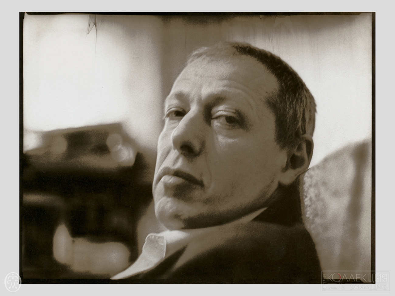 Иосиф Маркович Бакштейн, искусствовед (1945-2024). Съёмка 1994-95. Фото Михаил Михальчук