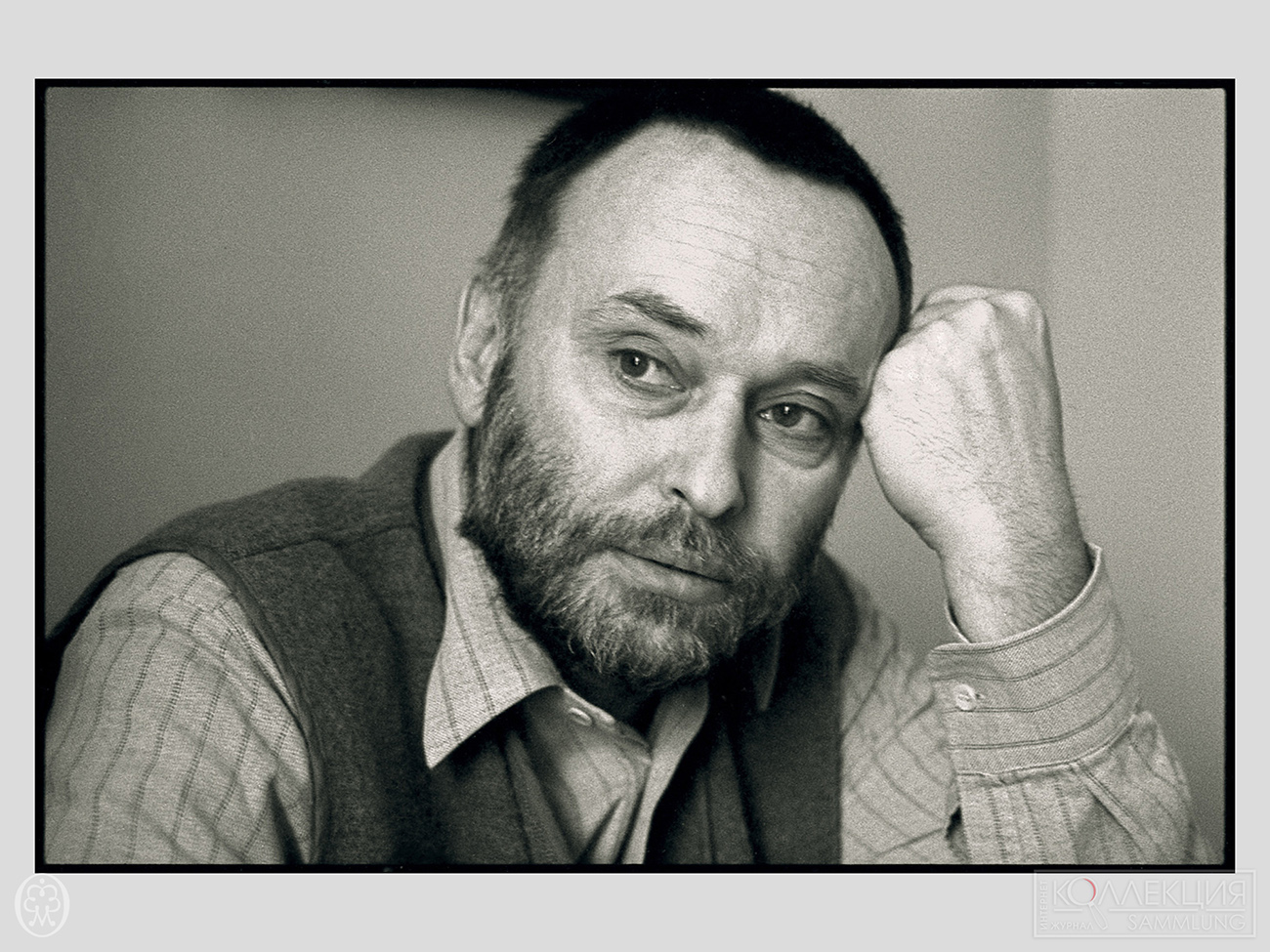 Леонид Александрович Бажанов, искусствовед (1945-2025). Съёмка 1997. Фото Михаил Михальчук