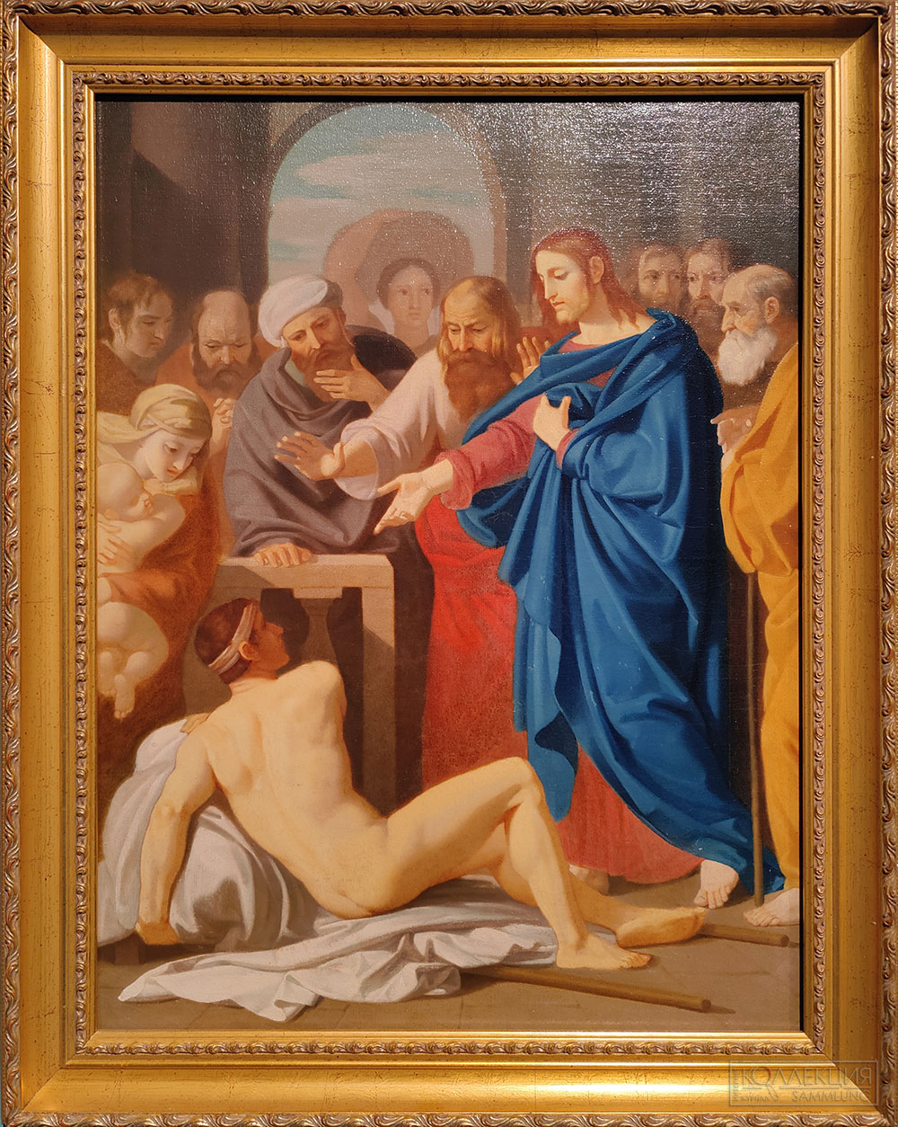 Егоров Алексей Егорович (1776-1851). Исцеление расслабленного. Перв. треть ХІХ в. Холст, масло. Государственный Эрмитаж