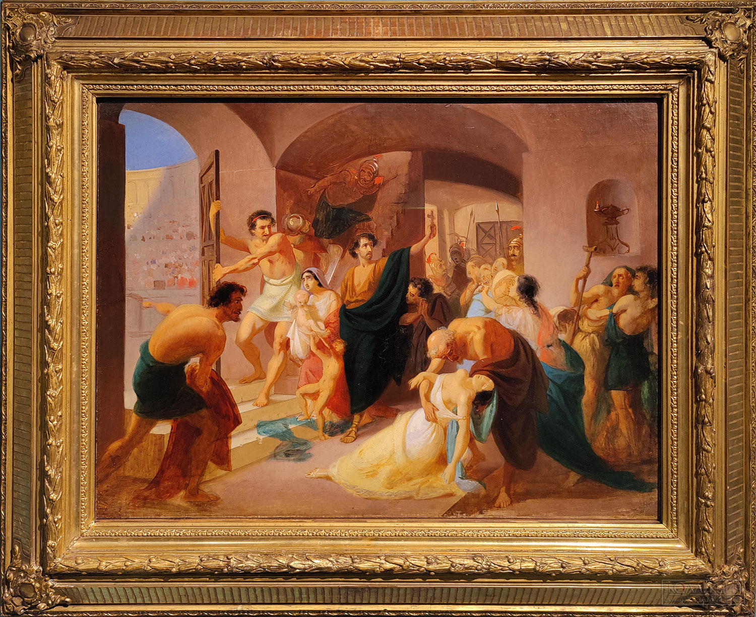 Флавицкий Константин Дмитриевич (1830-1866). Христианские мученики в Колизее. 1862. Холст, масло. ГТГ