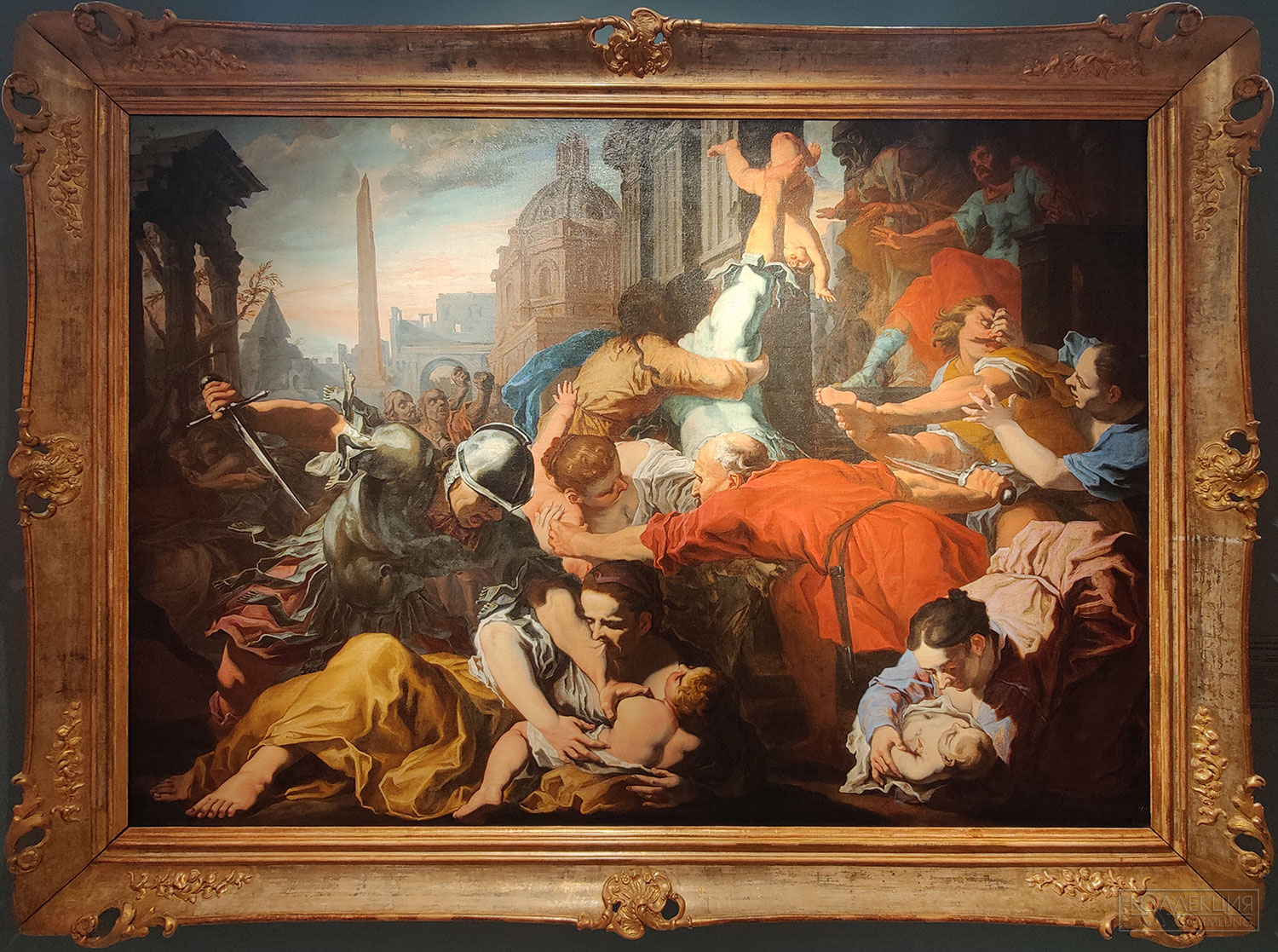 Андреа Лилио (1555-1642). Избиение младенцев. Перв. треть XVII в. Холст, масло. Серпуховский историко-художественный музей