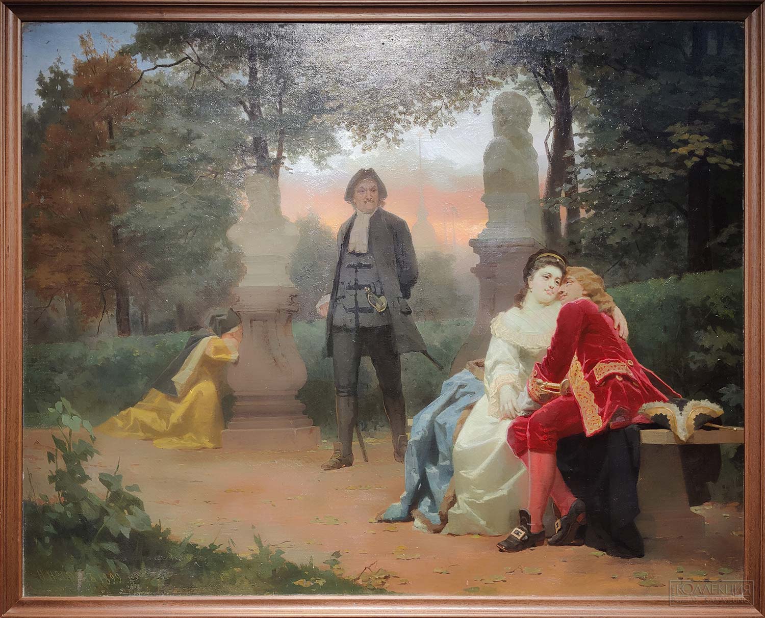 Неврев Николая Васильевич (1830-1904). Эпизод из жизни Петра I. 1899. Холст, масло. Ивановский областной художественный музей