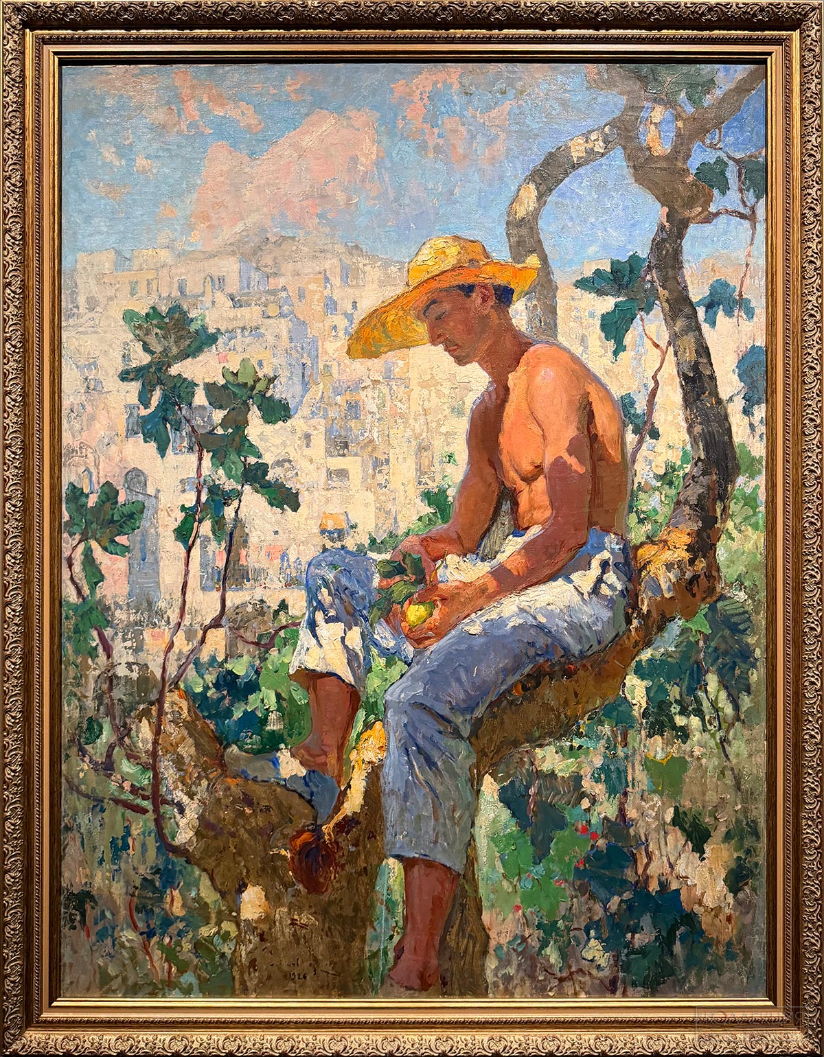 Горбатов Константин Иванович (1876-1945). Итальянский садовник. 1926. Холст, масло. 121 × 91. Музей «Новый Иерусалим»
