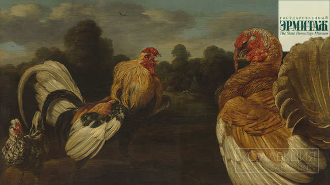 Франс Снейдерс (1579–1657). Бой петуха с индюком