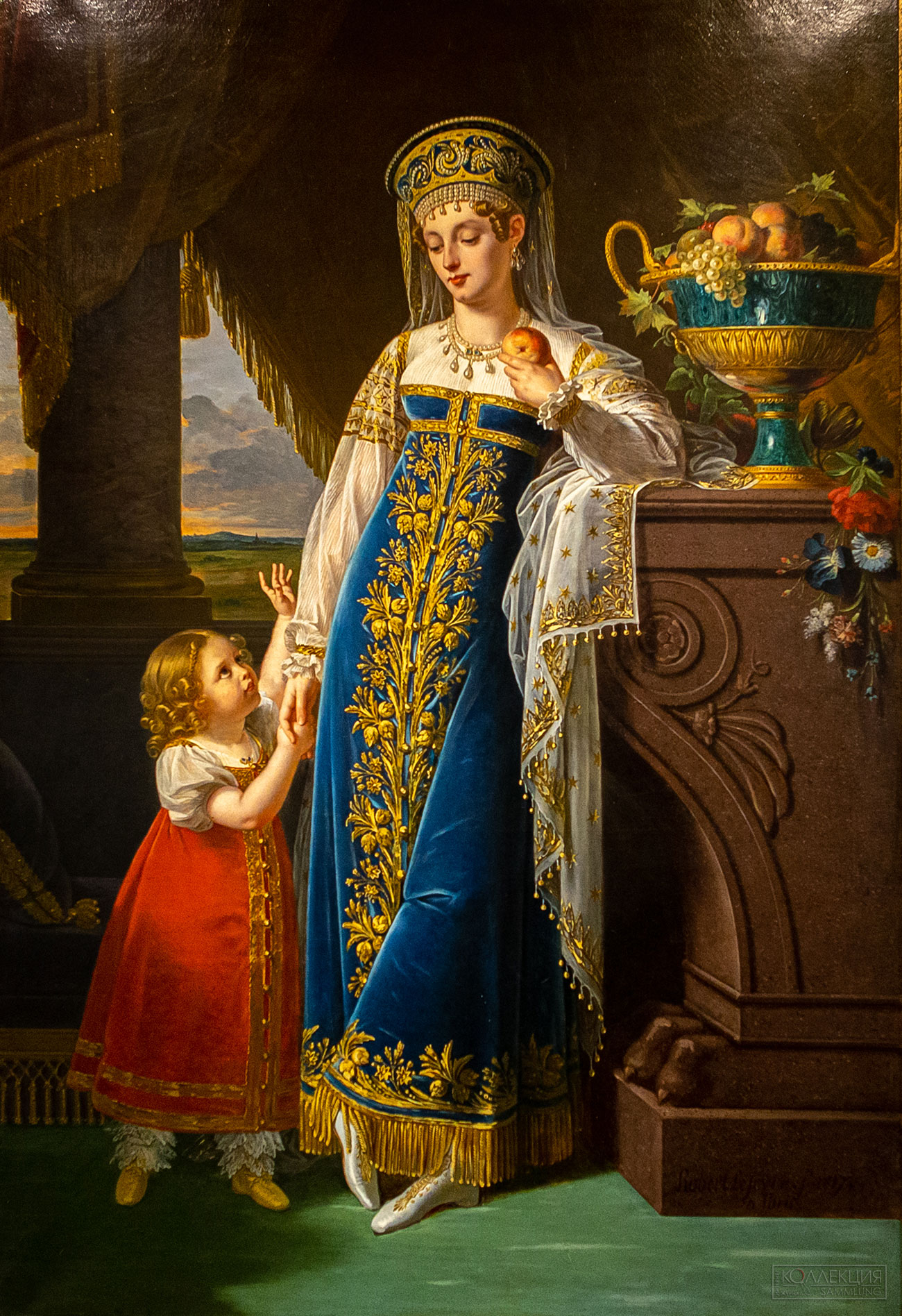 Робер Лефевр (Robert Lefèvre; 1755-1830). Портрет княгини М.Ф. Барятинской с дочерью Ольгой. 1817. Франция, Париж. © Музей «Новый Иерусалим»