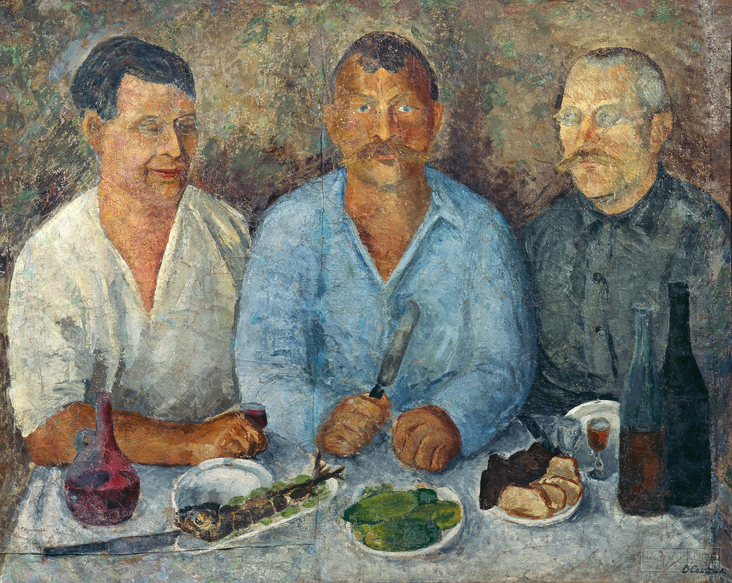Соколова Ольга Александровна (1898-1991). Братья Смирновы. 1924. © Музей «Новый Иерусалим»