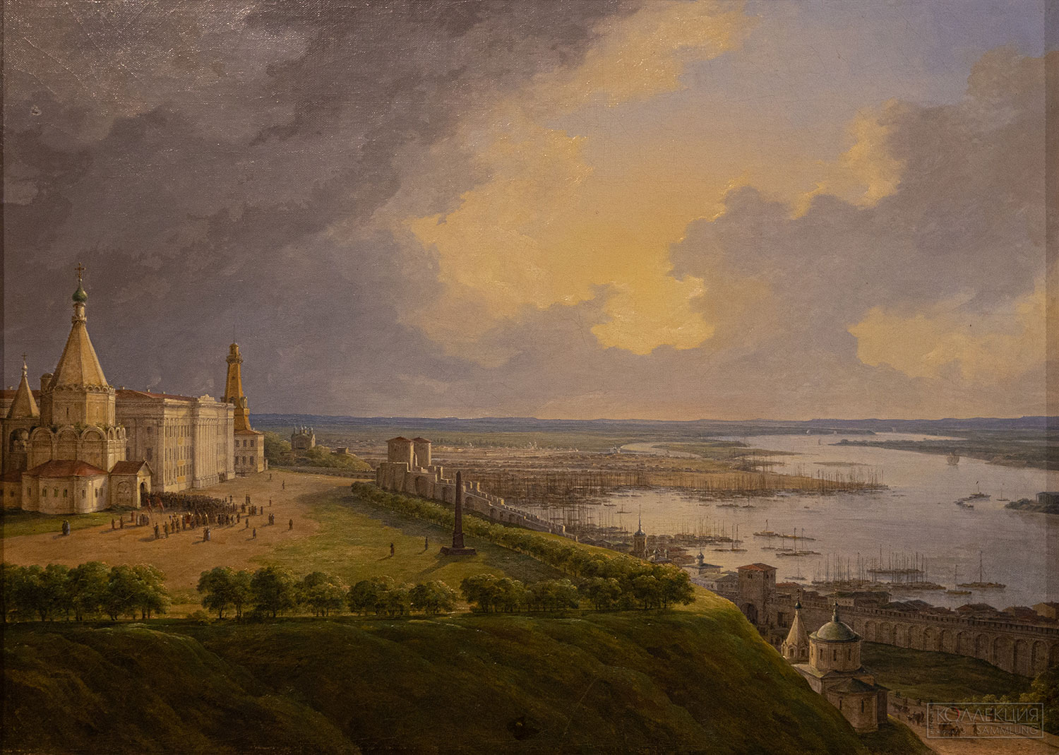 Чернецов Никанор Григорьевич (1805–1879). Вид Нижнего Новгорода. 1837. © Музей «Новый Иерусалим»