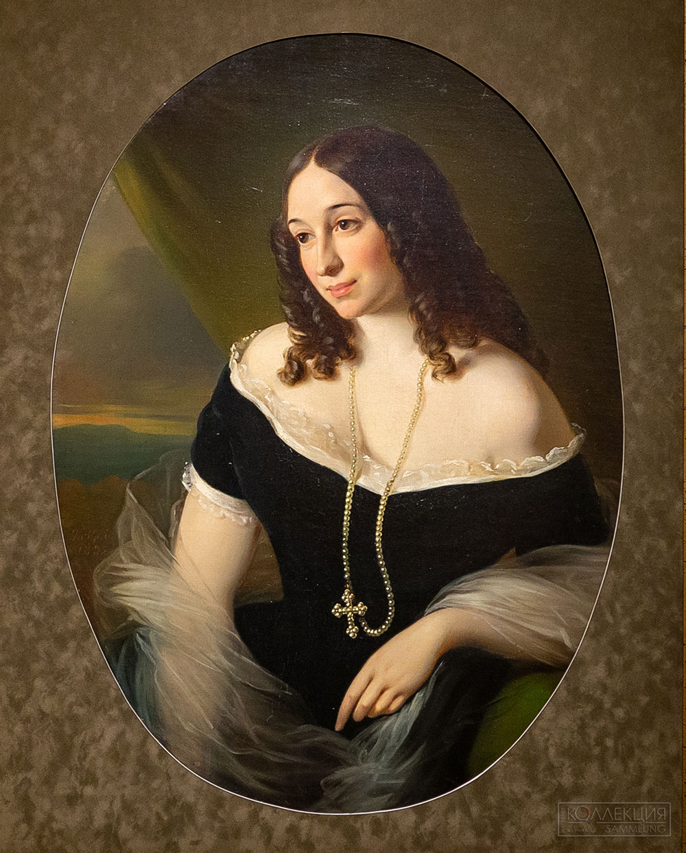 Генрих Гольпейн. Портрет Дарьи Порфирьевны Сипягиной. 1855. © Музей «Новый Иерусалим»