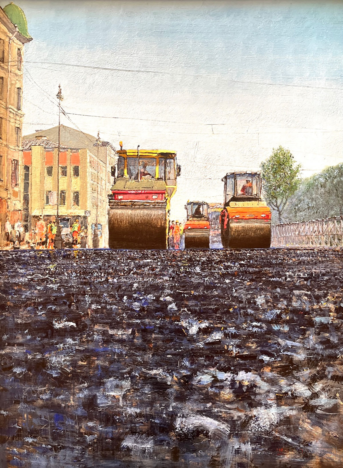 Шокуров. Счастливый день. Укладка. 60 × 80