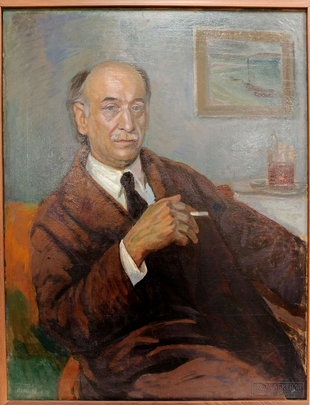 Мещерский Арсений Иванович (1834-1902). Картина Портрет Б.С. Житкова, 1937. Государственный литературный музей «XX век»