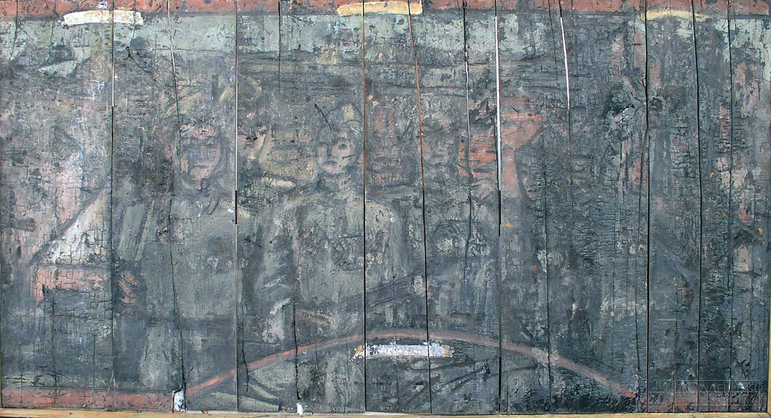 Чернышёв Борис Петрович (1906–1969). Однополчане. 1958-1959. © Музей «Новый Иерусалим»