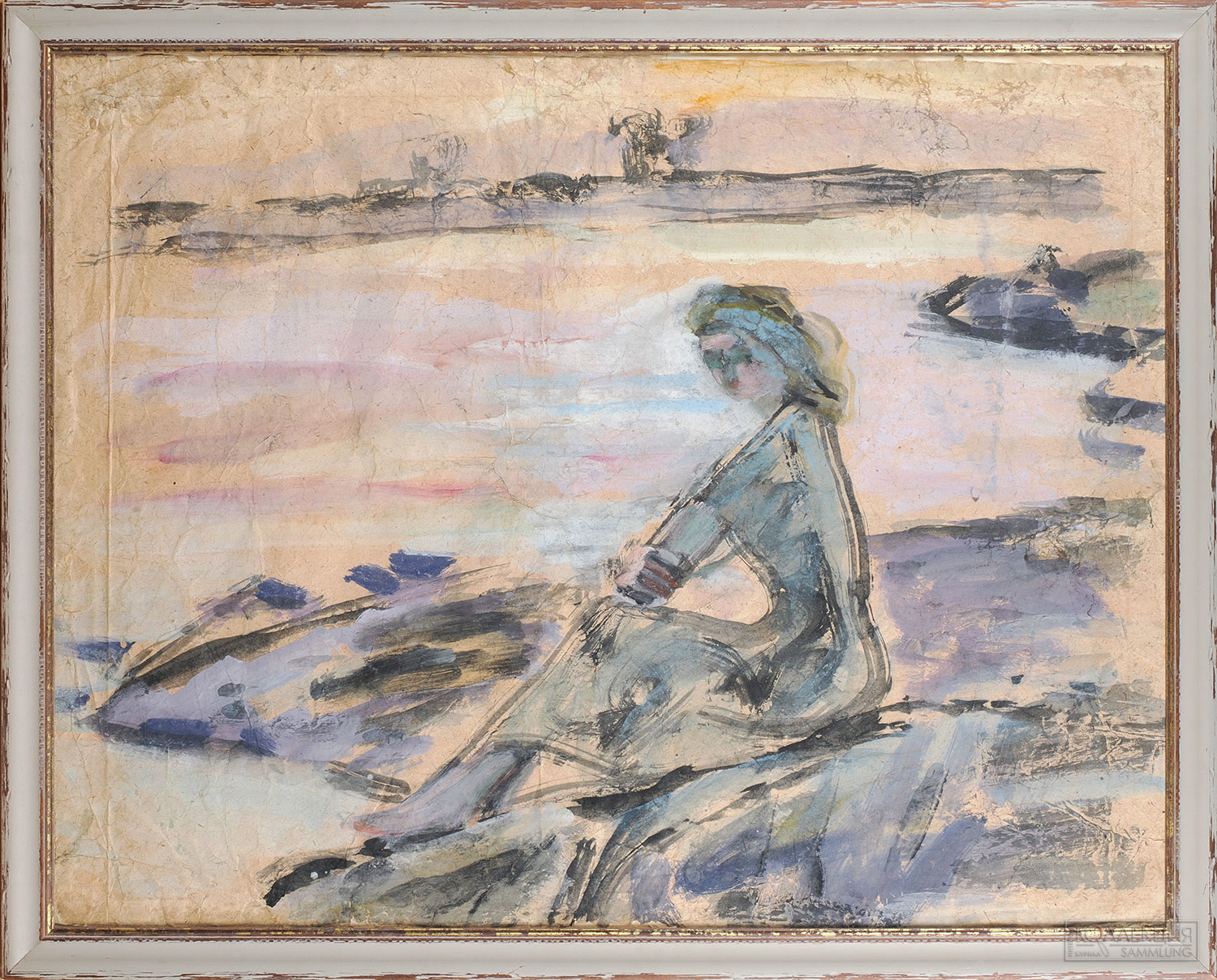 Чернышёв Борис Петрович (1906–1969). На берегу Клязьминского водохранилища. 1963. © Музей «Новый Иерусалим»