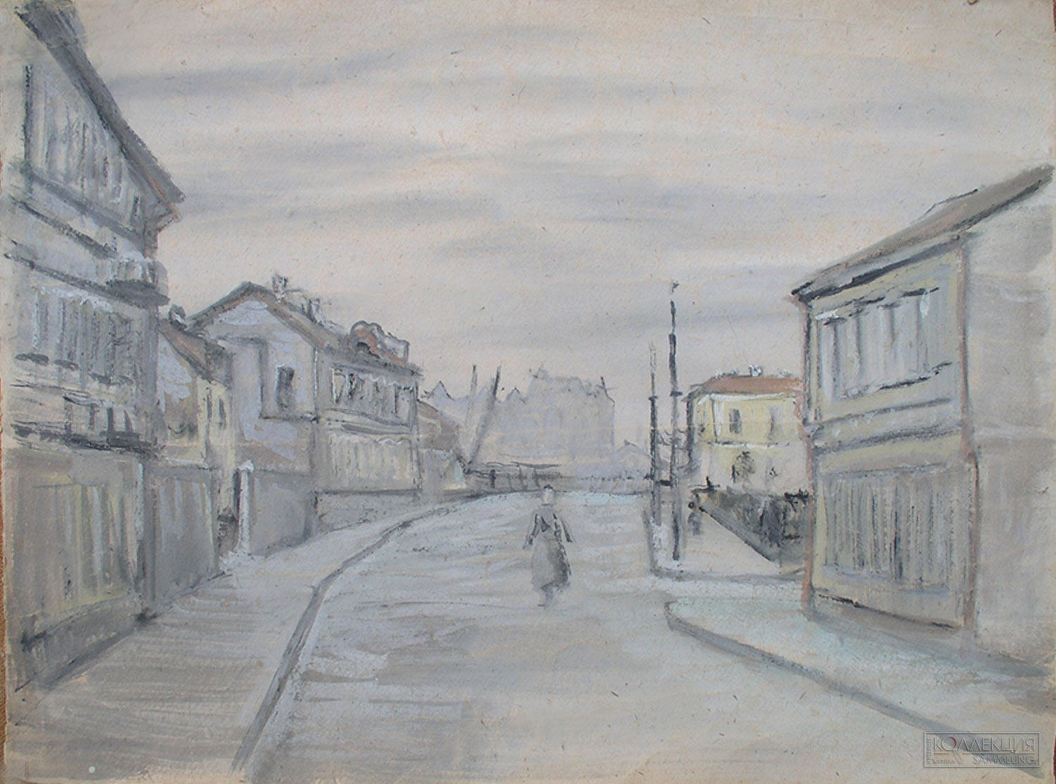 Чернышёв Борис Петрович (1906–1969). Москва. Волхонка. 1930-е. © Музей «Новый Иерусалим»