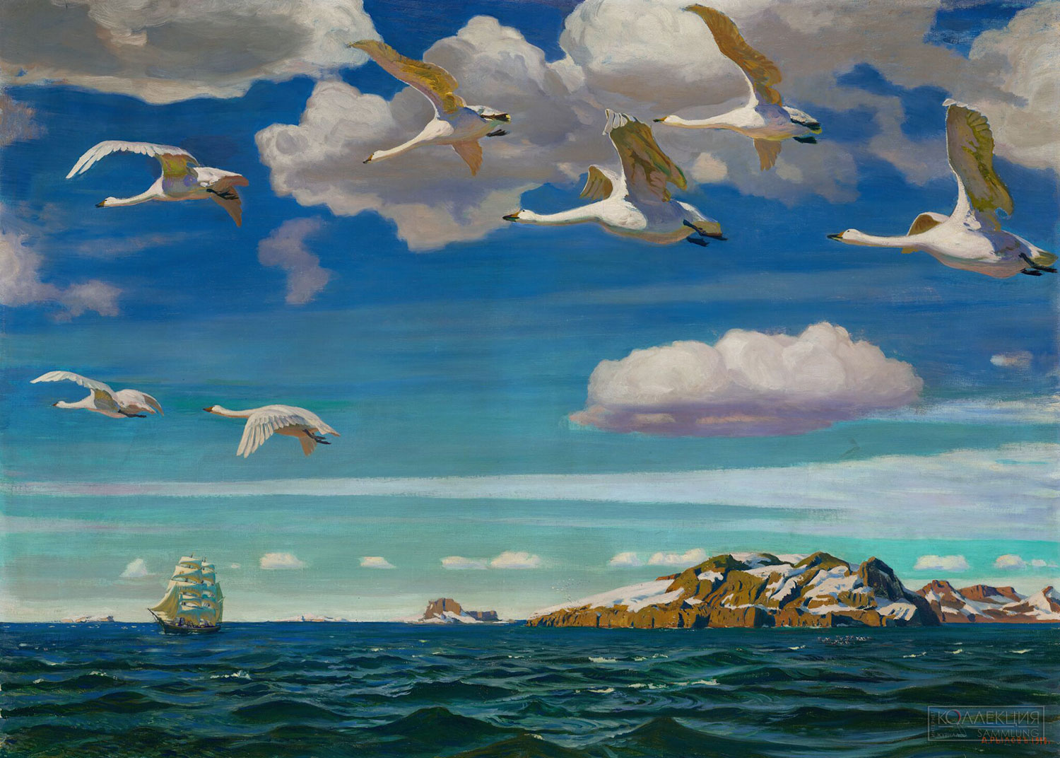 Рылов Аркадий Александрович. (1870–1939). В голубом просторе. 1918. ГТГ