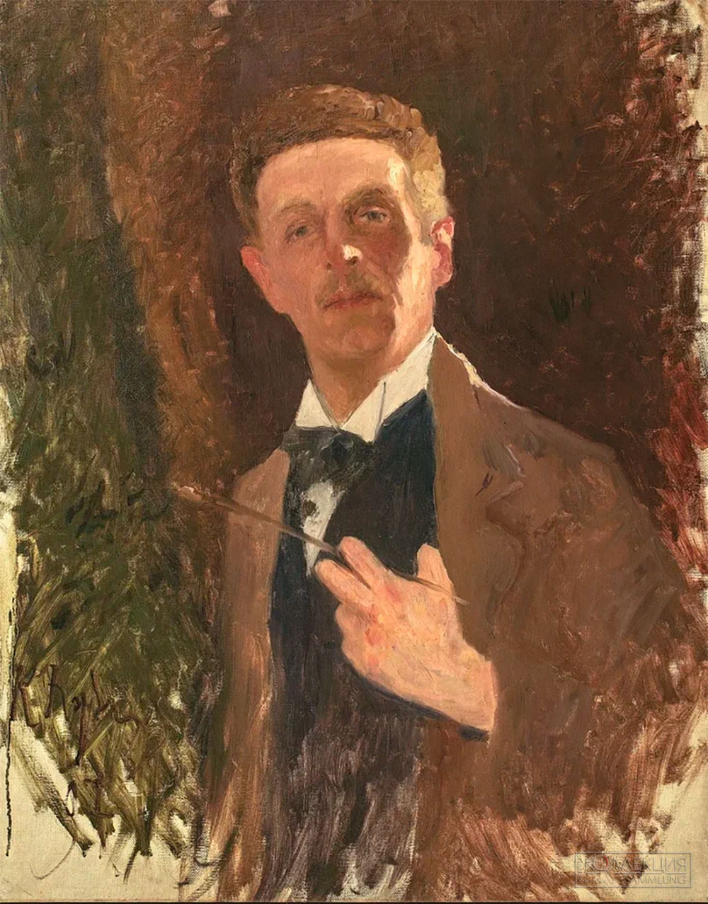 Константин Кузнецов. Автопртрет. 1897. Государственный Эрмитаж