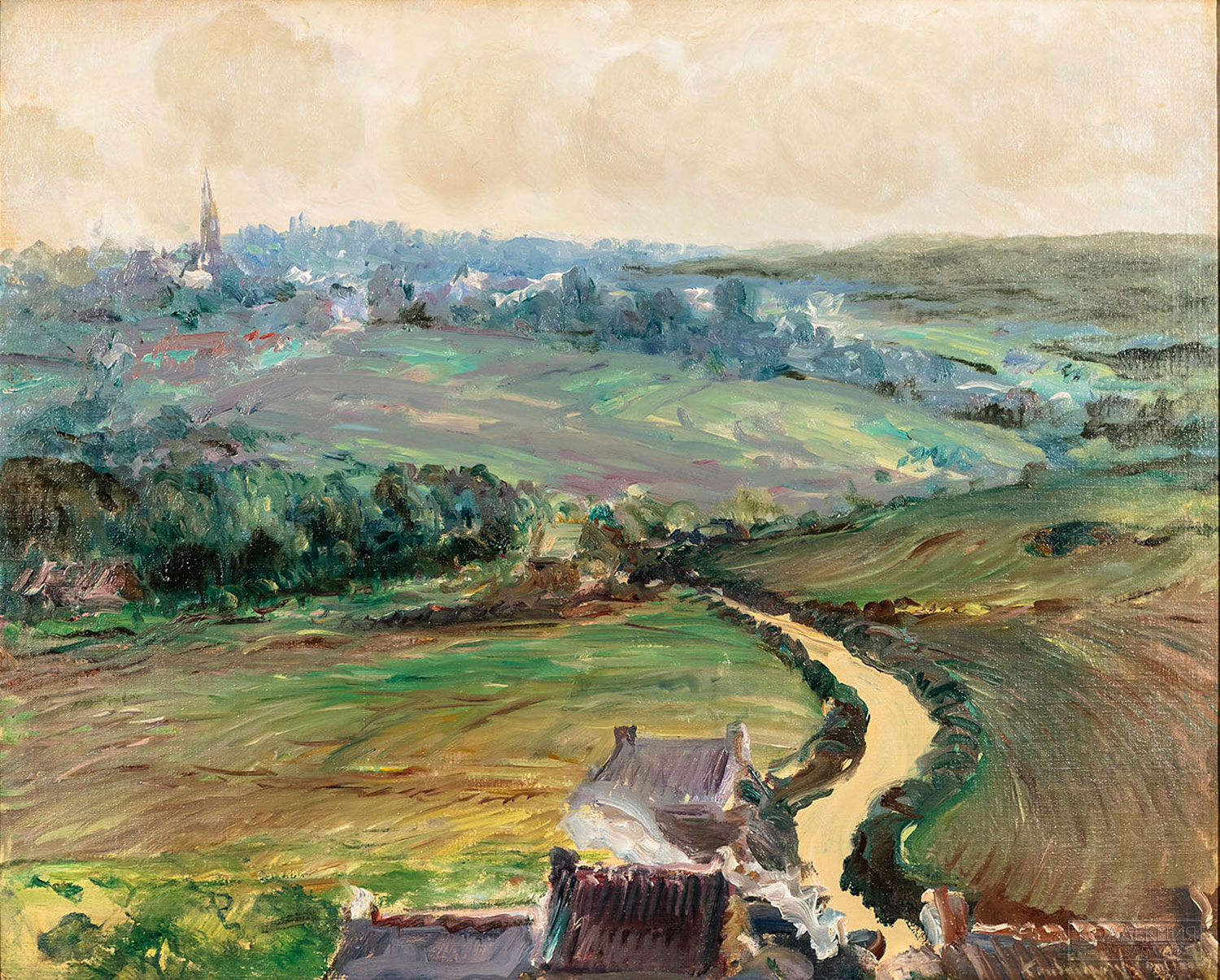 Кузнецов Константин Павлович (1863-1936). Дорога в Виль-Пишар. Государственный Эрмитаж