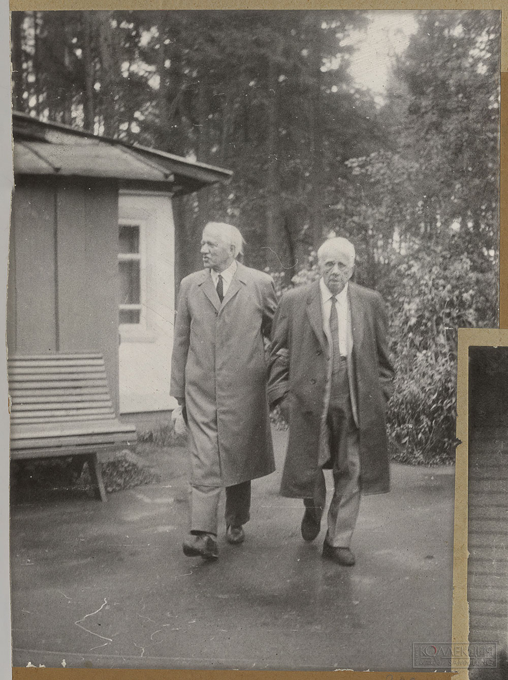 Роберт Фрост и Корней Чуковский. 30.08.1962