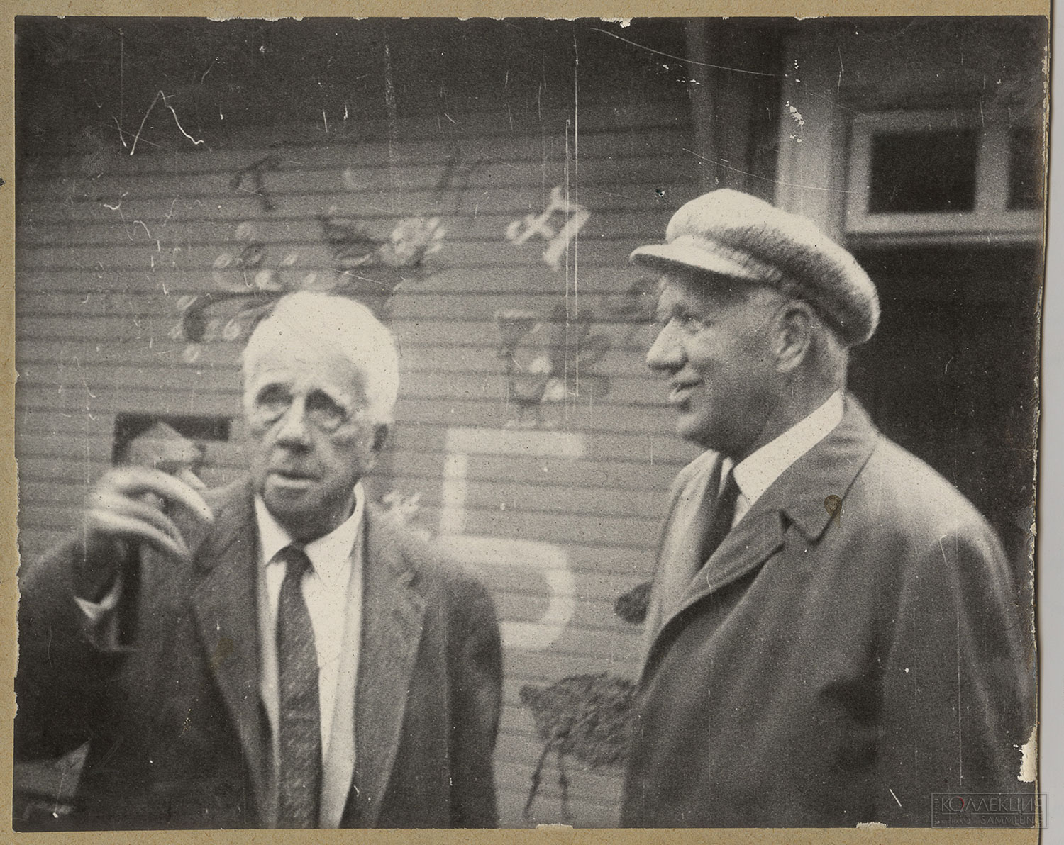 Роберт Фрост и Корней Чуковский. 30.08.1962