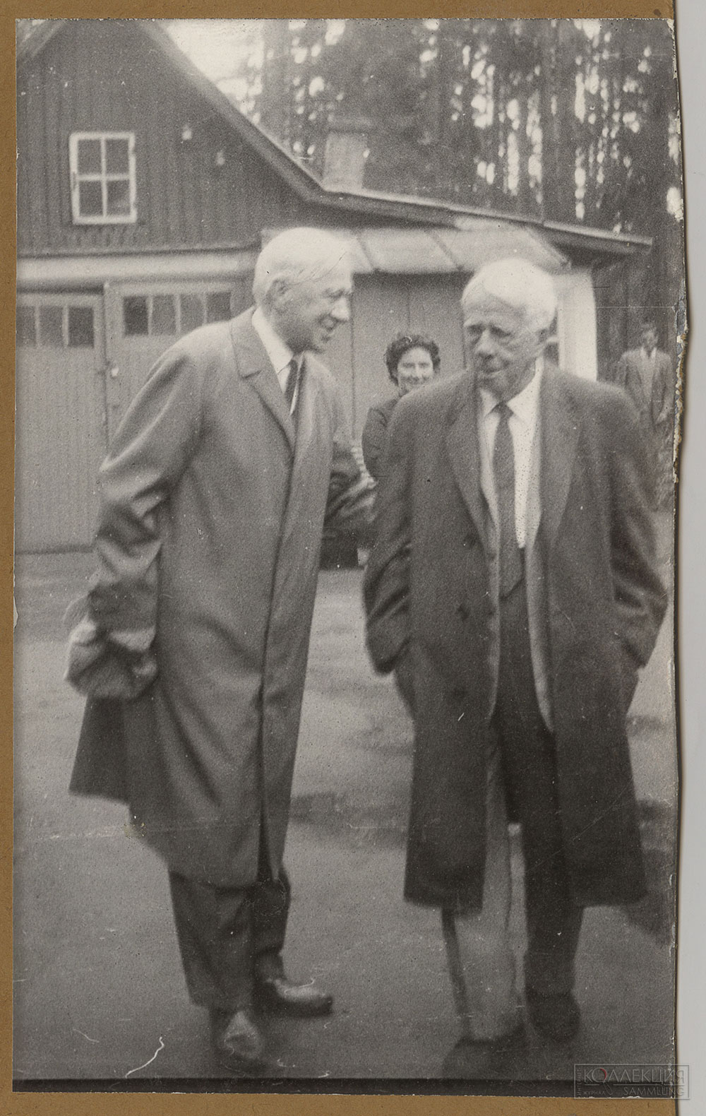Роберт Фрост и Корней Чуковский. 30.08.1962