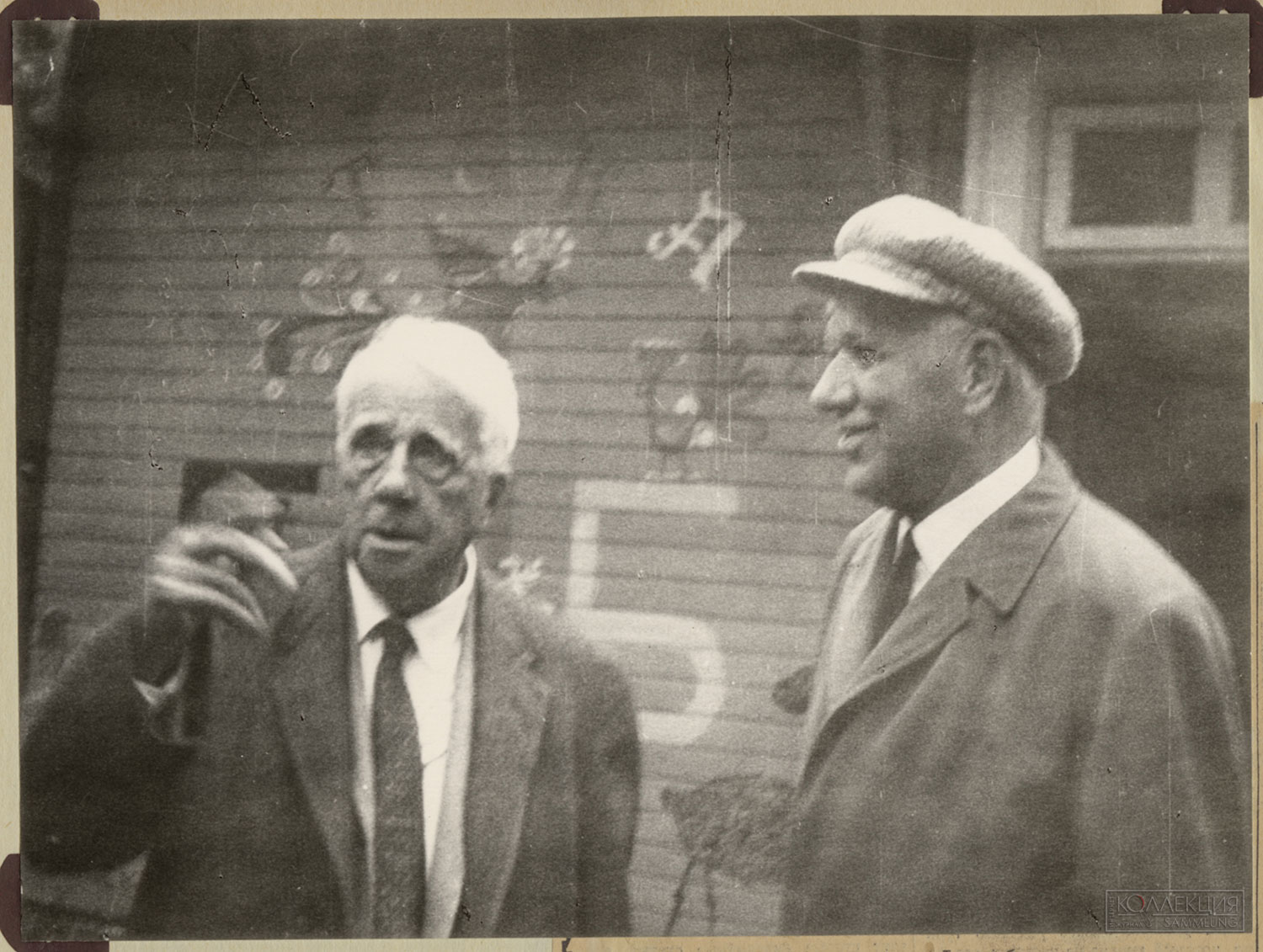 Роберт Фрост и Корней Чуковский. 30.08.1962
