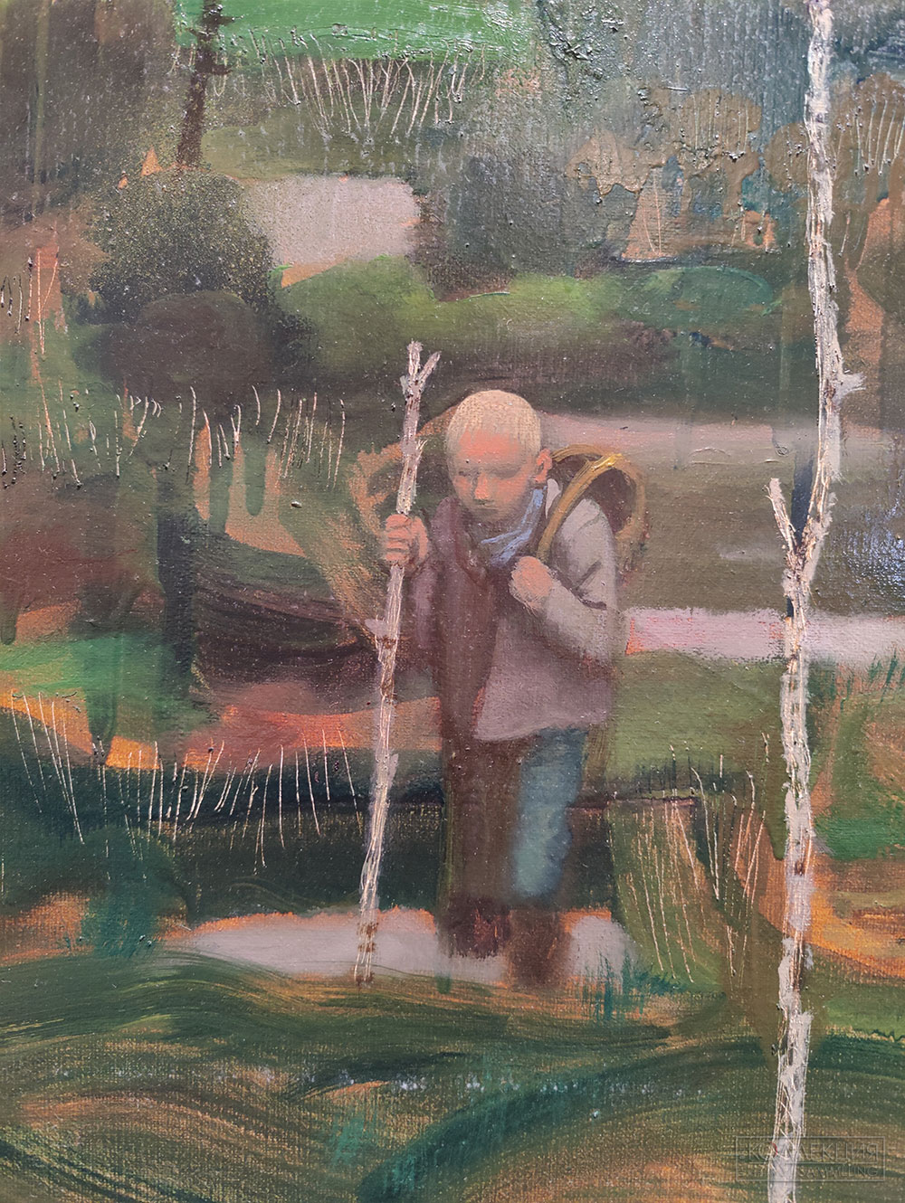 Лубенников Иван Леонидович (1951-2021). Клюква. 2016. Собрание семьи художника (Фрагмент)
