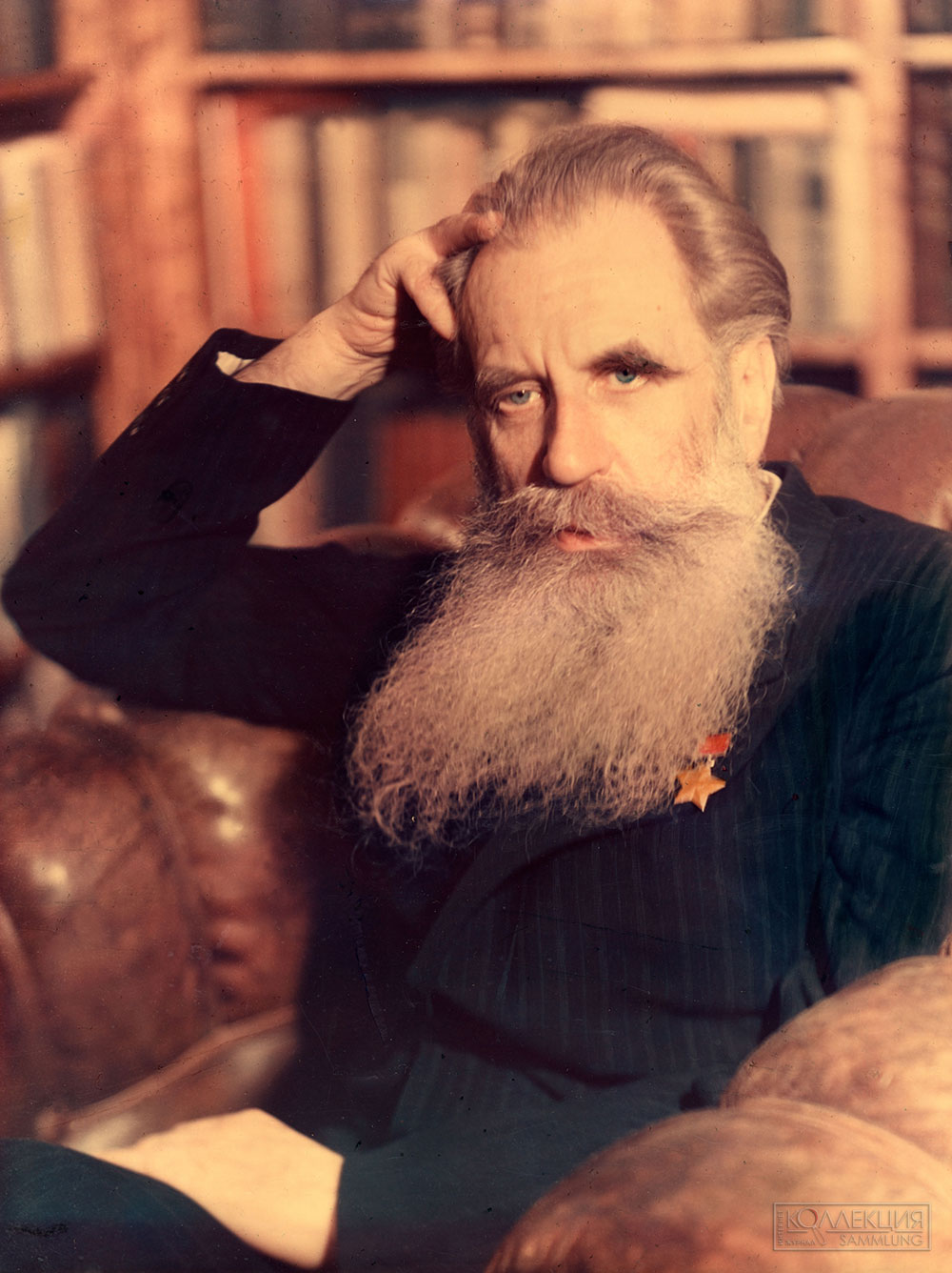 Отто Юльевич Шмидт (1891-1956). Единственная цветная фотография
